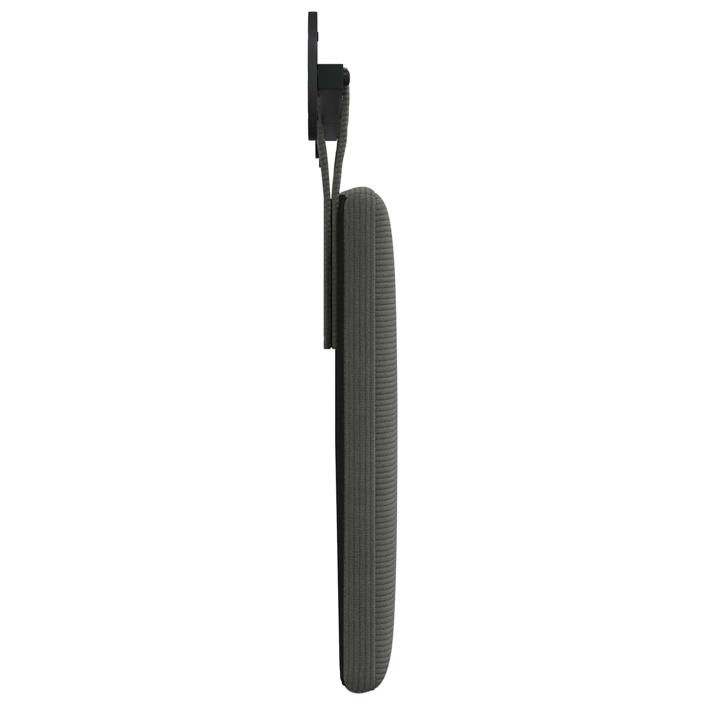 Függesztett ágyfej Sötétszürke Bársonyos szövet