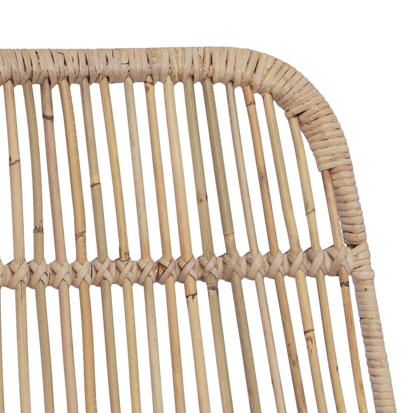 Bárszék 2 pcs Természetes 44 x 55 x 109 cm Rattan és acél