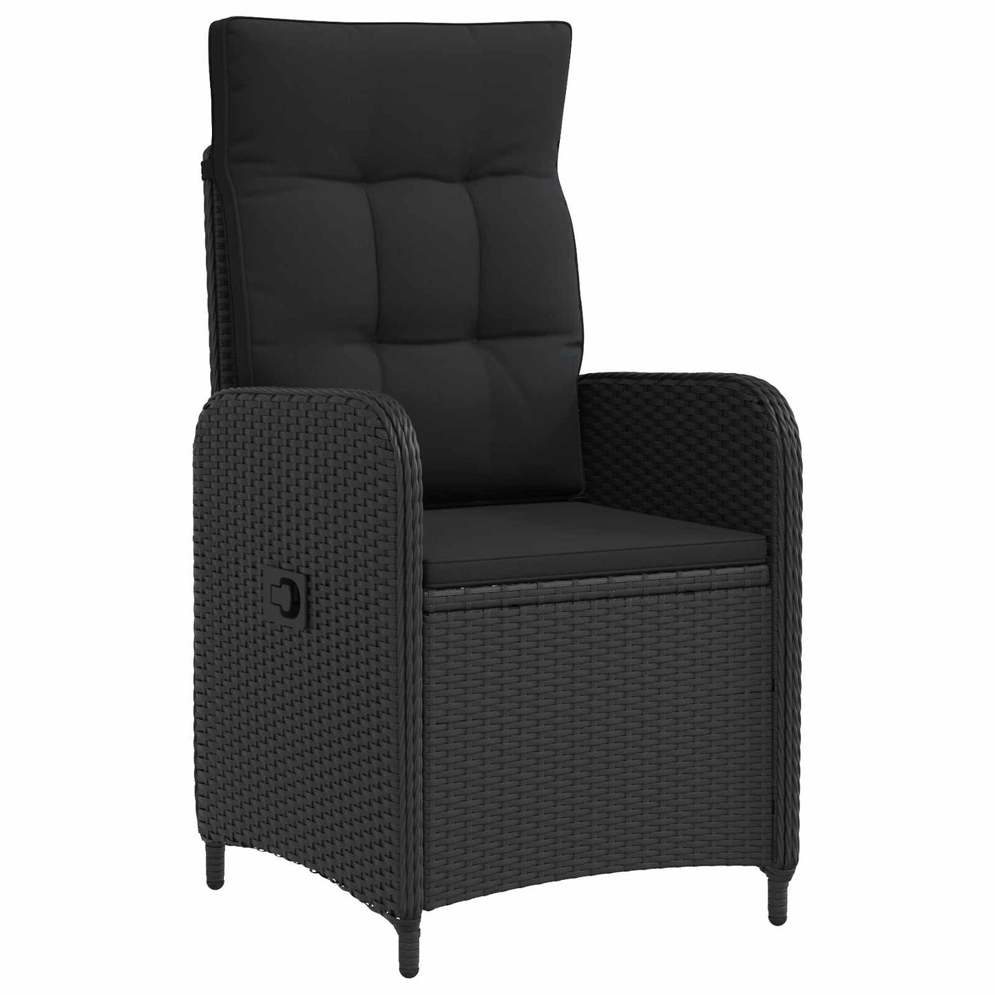 Kert étkező szett 5 db PE rattan és porbevonatos acél