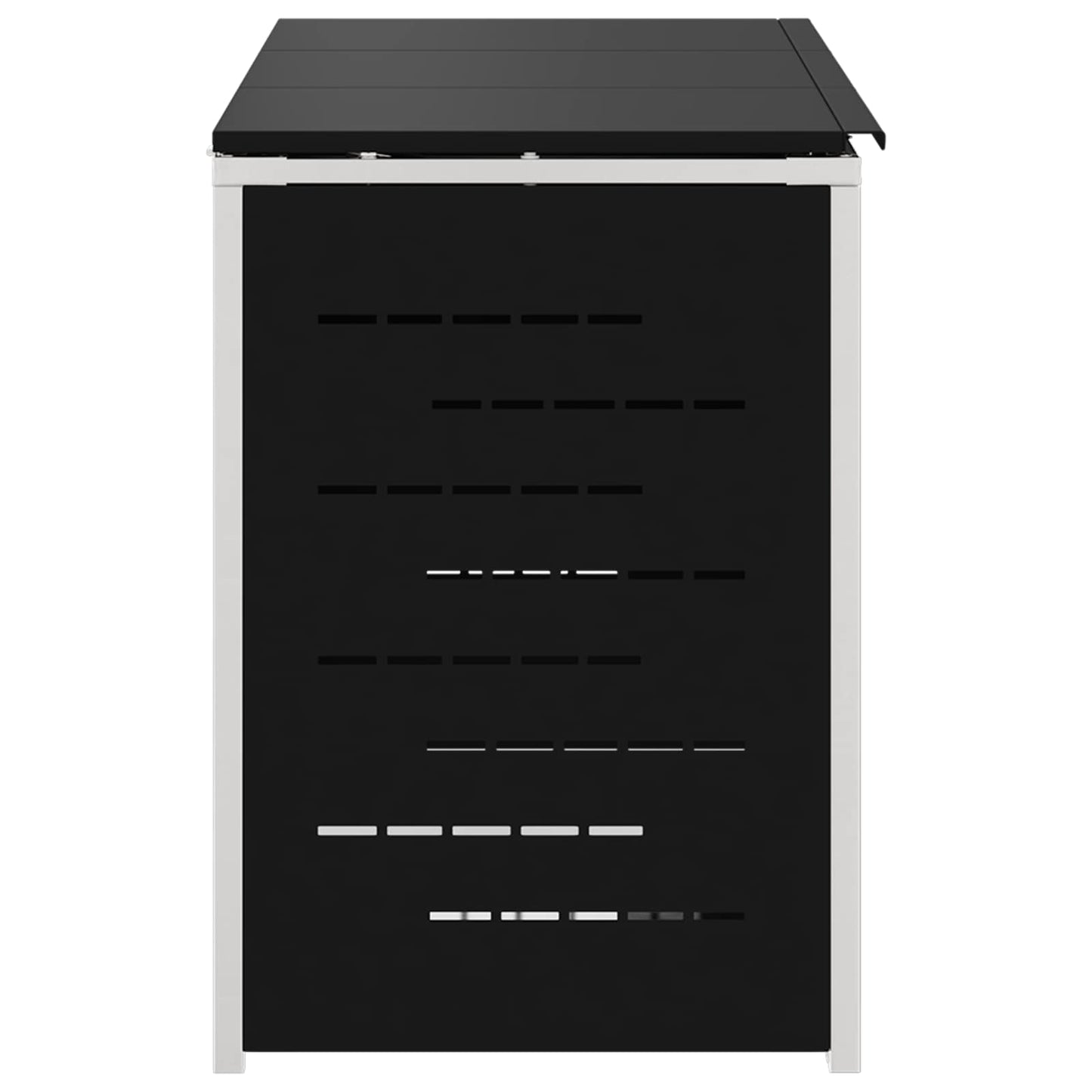 Kerekes Hulladékgyűjtő Tárolás for 3 Bins 240L Fekete
