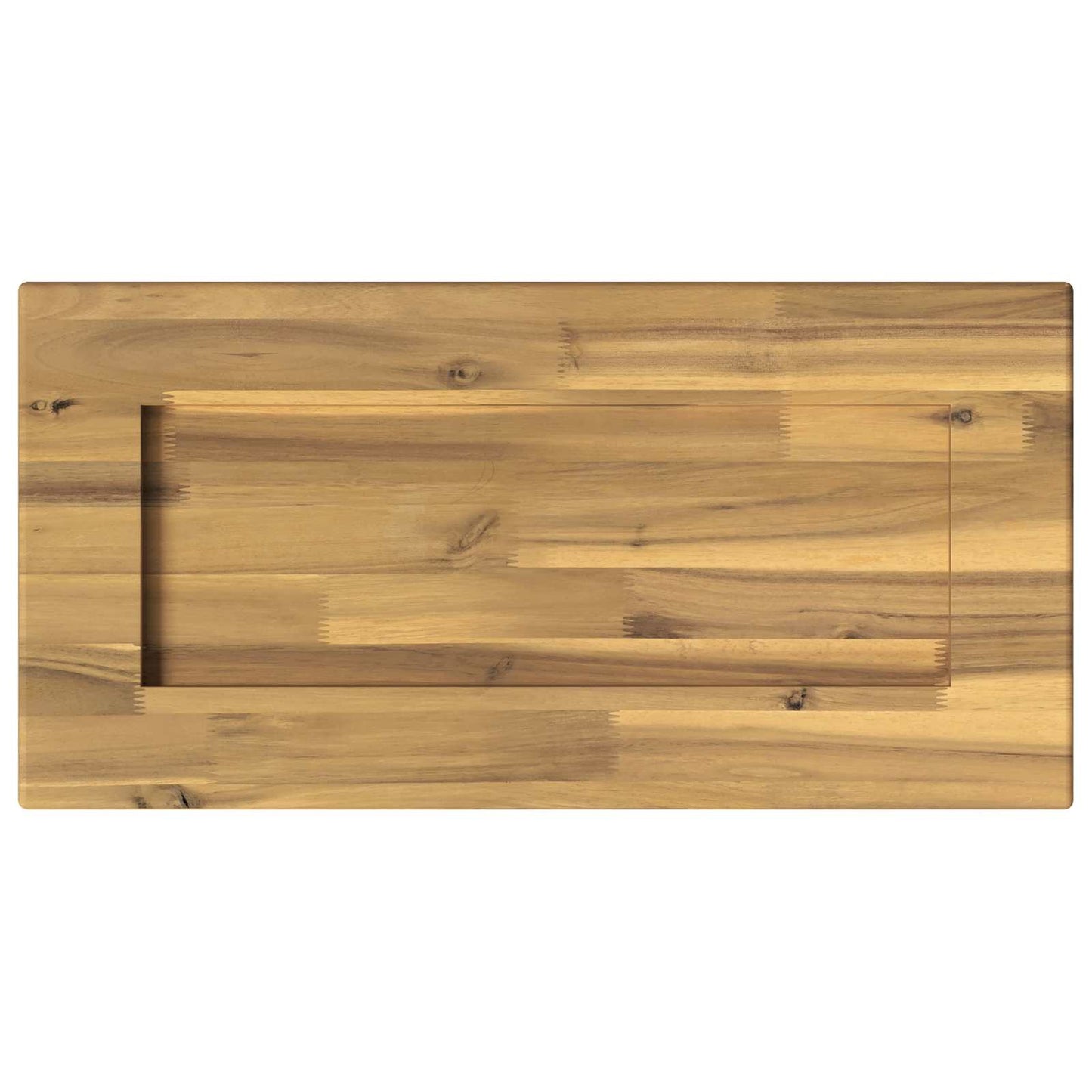 Téglalap Asztallap 90 x 30 x 3 cm Négyszögletes Tömör Akácfa