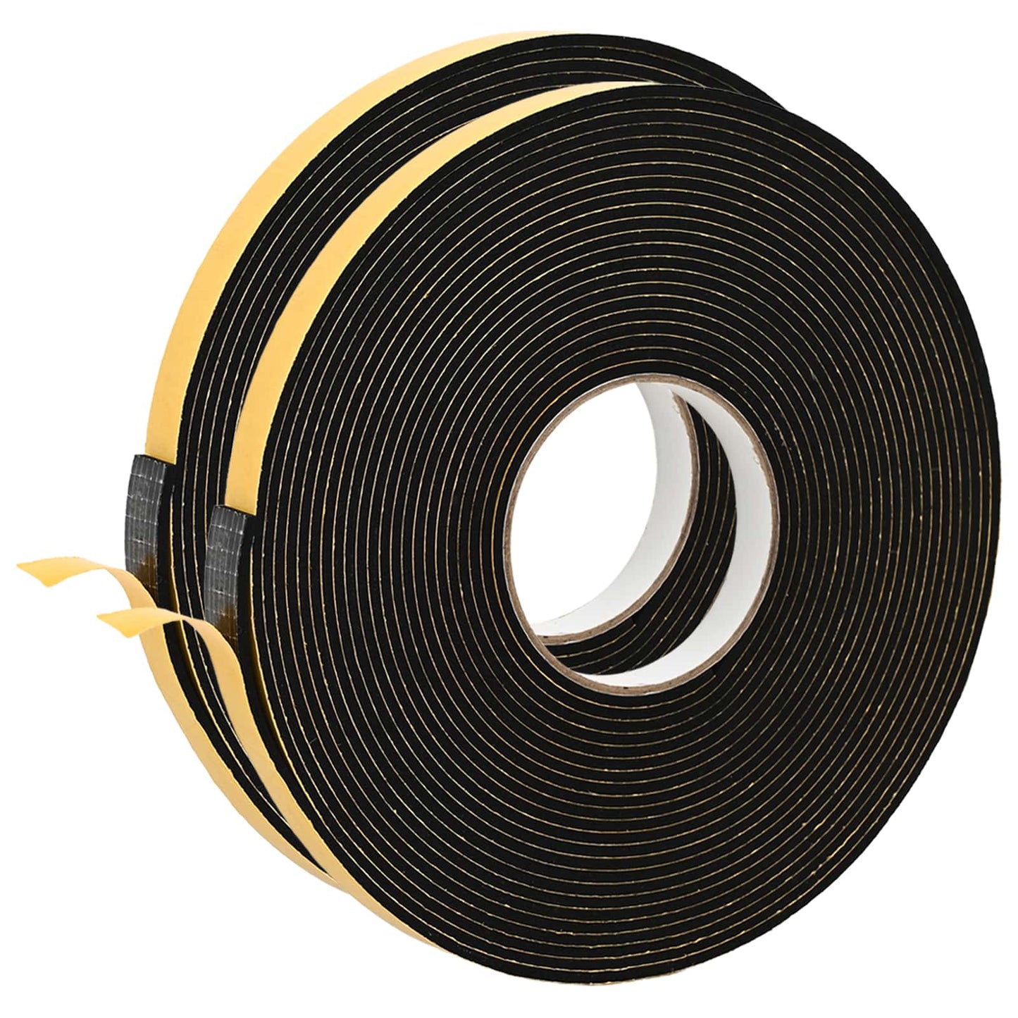 Öntapadó habszalag 2 pcs Fekete 10mm x 10m CR Hab