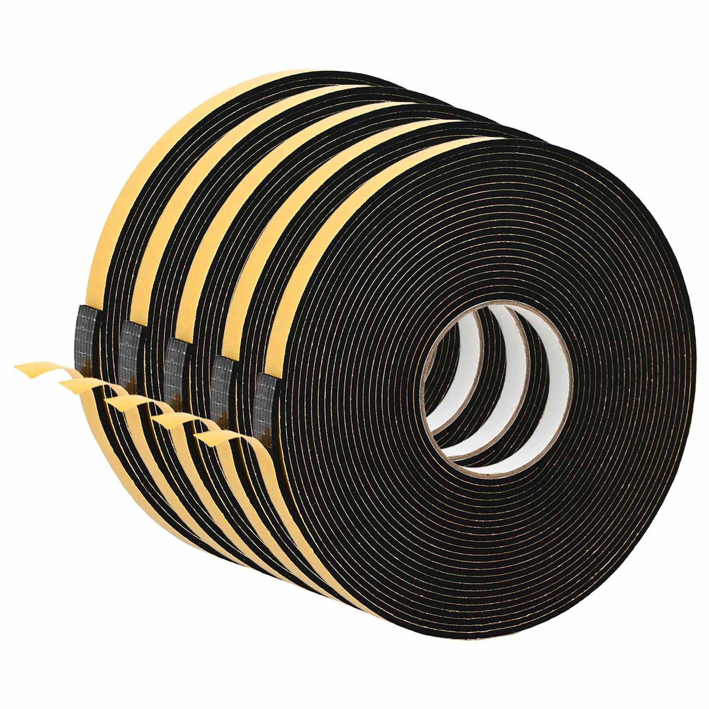 Öntapadó habszalag 5 pcs Fekete 20mm x 10m CR Hab