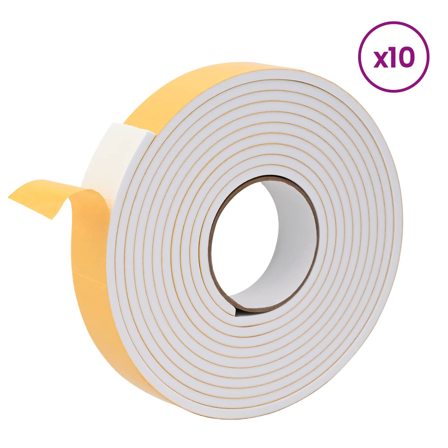 Öntapadó habszalag 10 pcs Fehér 30mm x 5m CR Hab