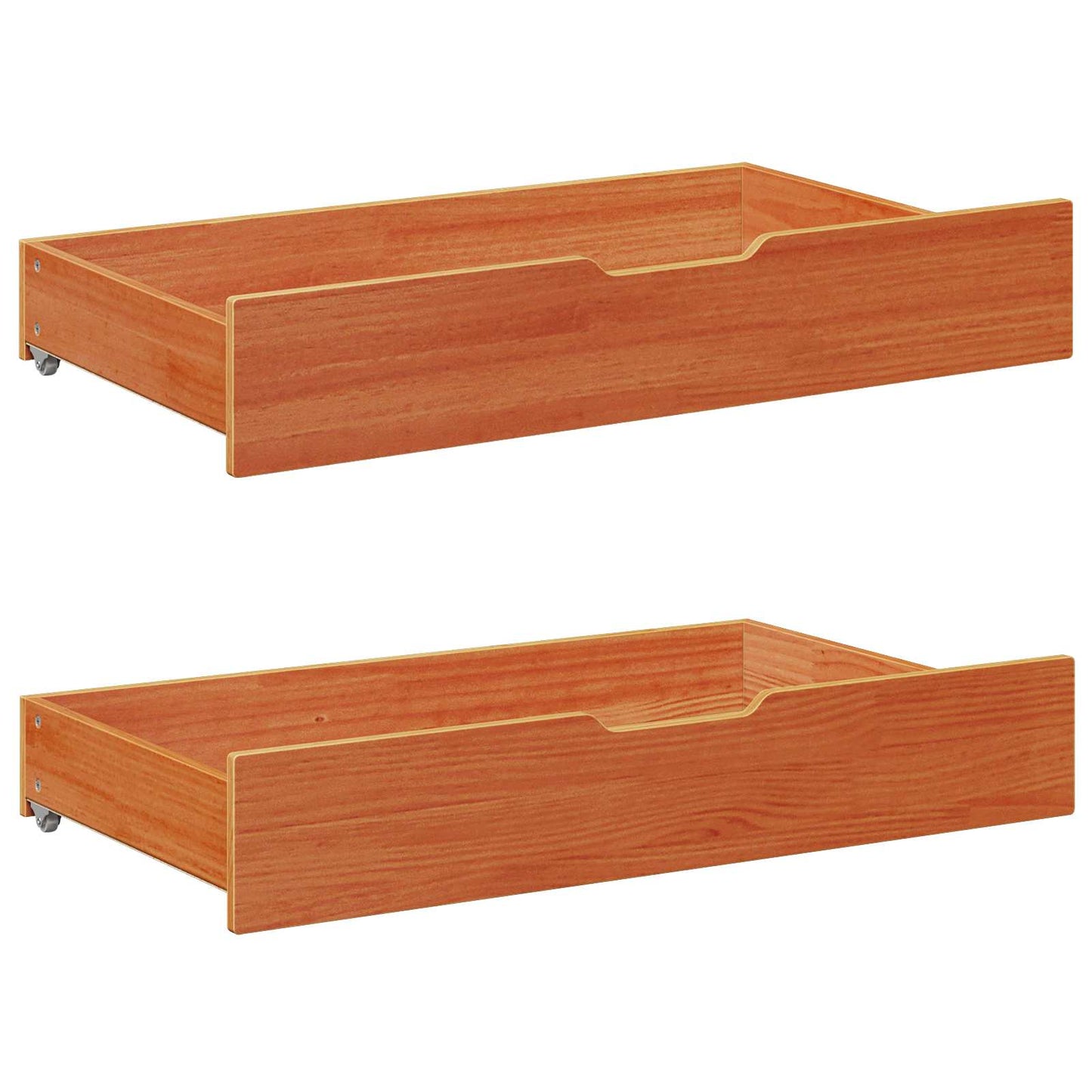 Nappaliágy fejtámlával fiókkal 3 pcs Faggyú barna Tömör fenyőfa