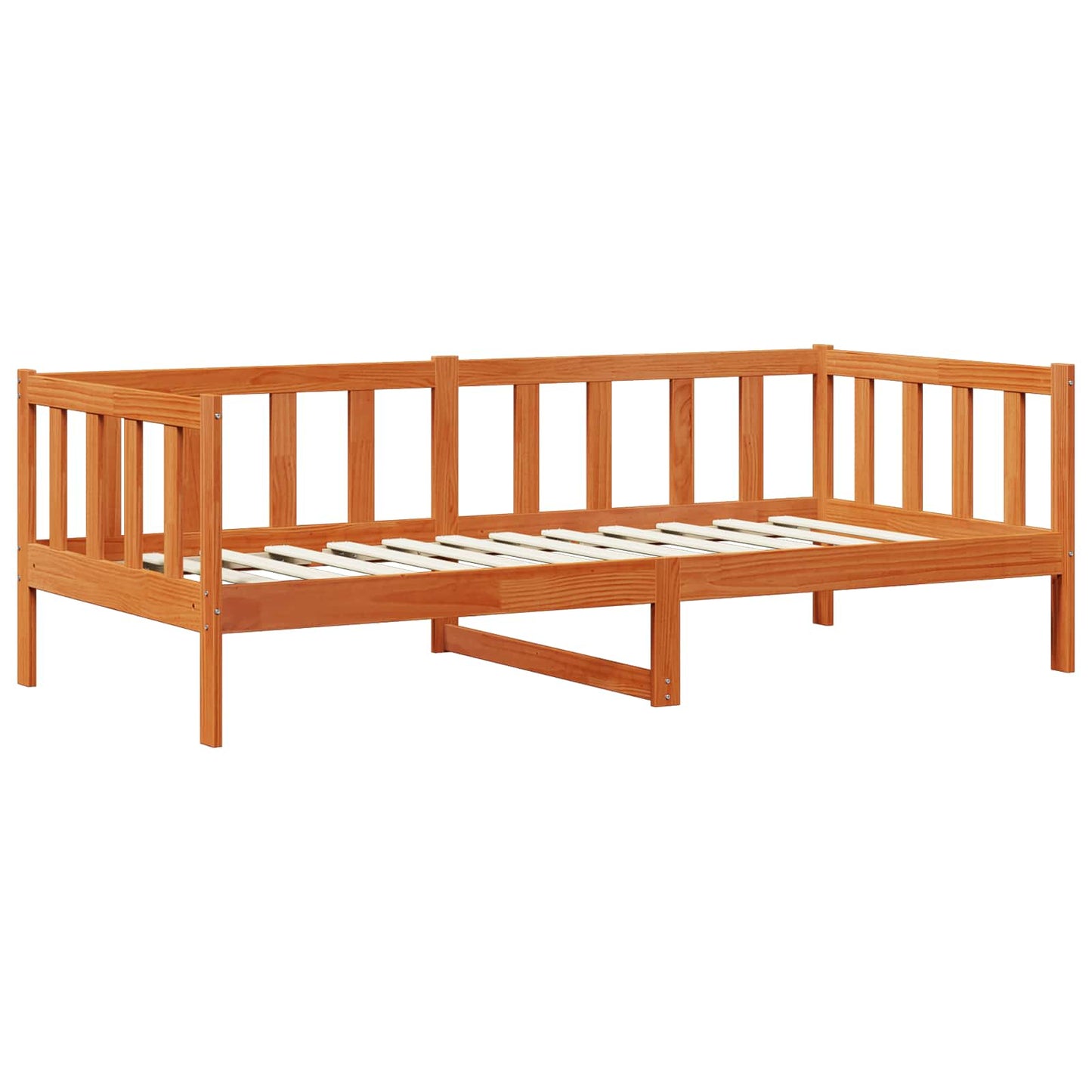 Nappali Ágy Szett 3 pcs Viaszbarna Tömör fenyő