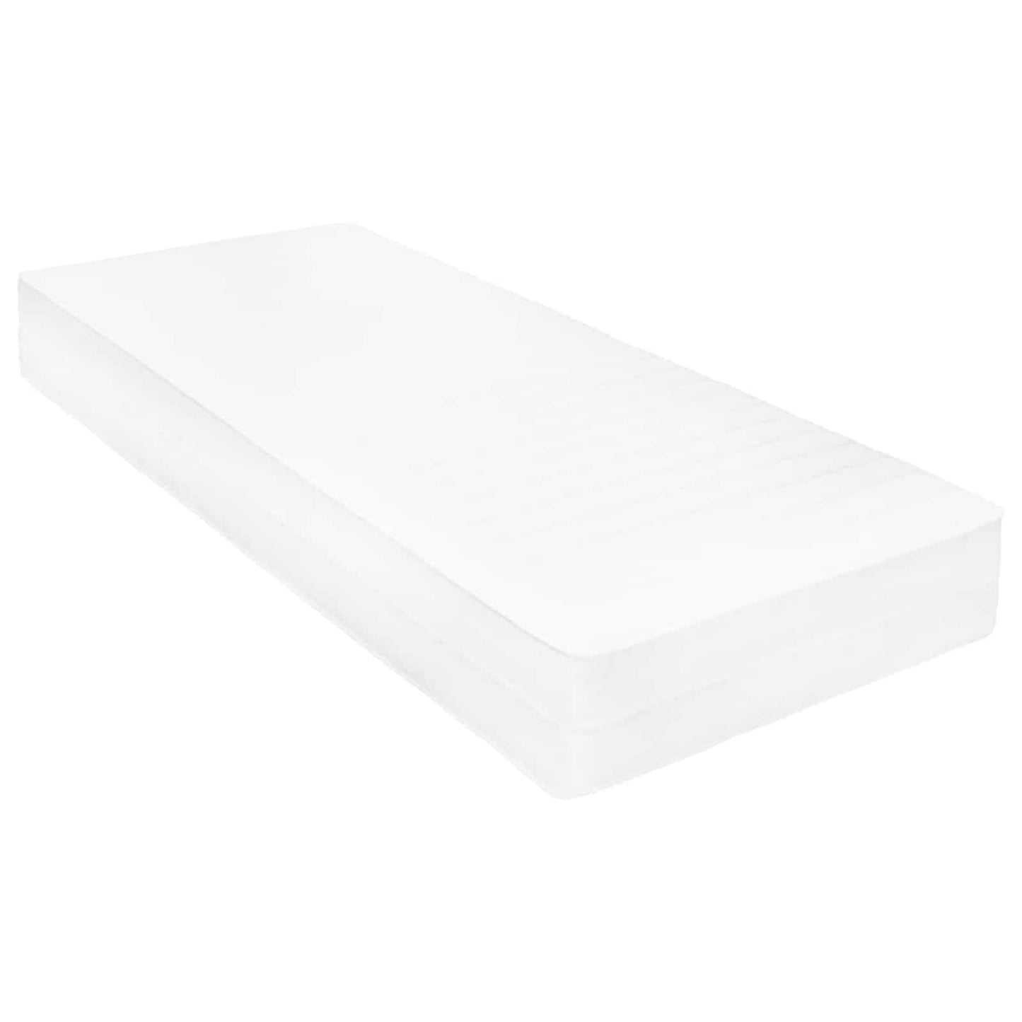 Nappali ágy matracmal Wax Barna és Fehér 90 x 200 cm