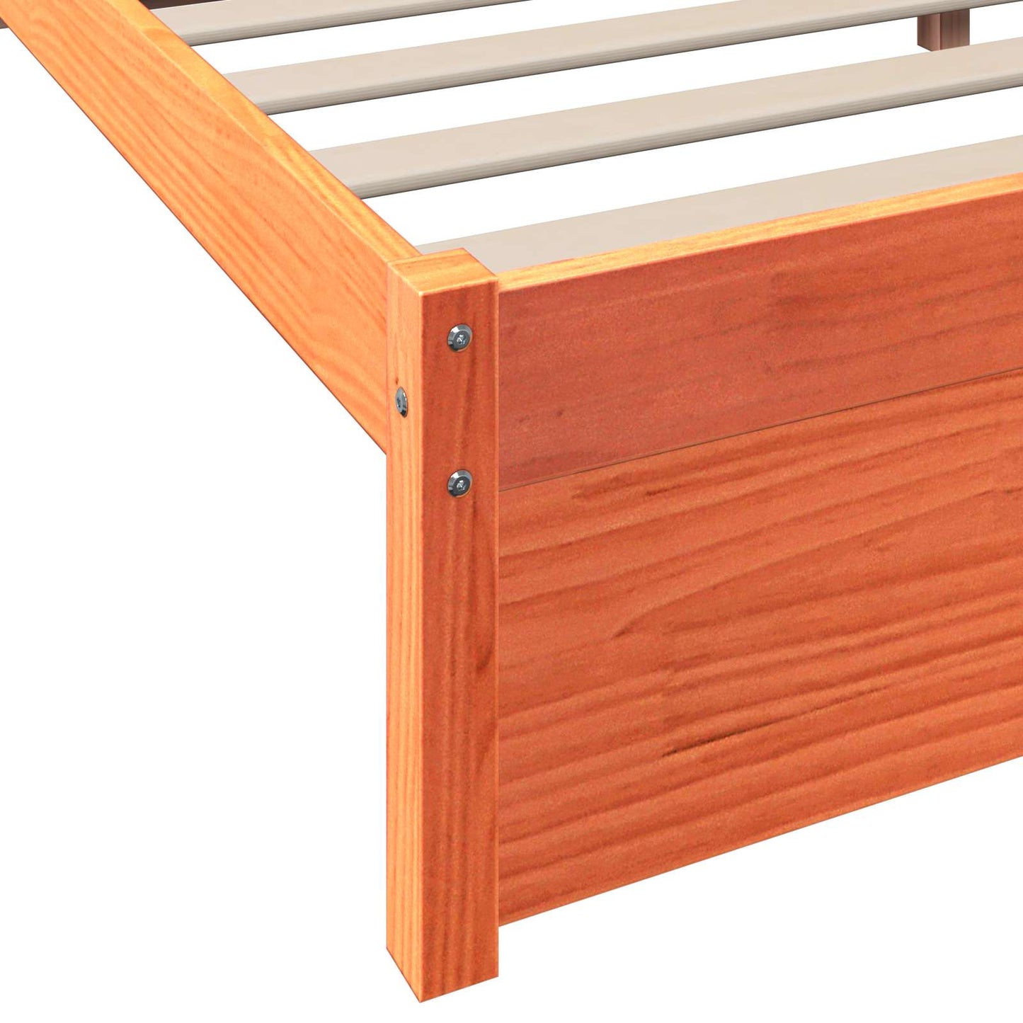 Könyvespolcos Ágy 2 pcs Faggyú barna 200 x 140 cm Tömör fenyőfa