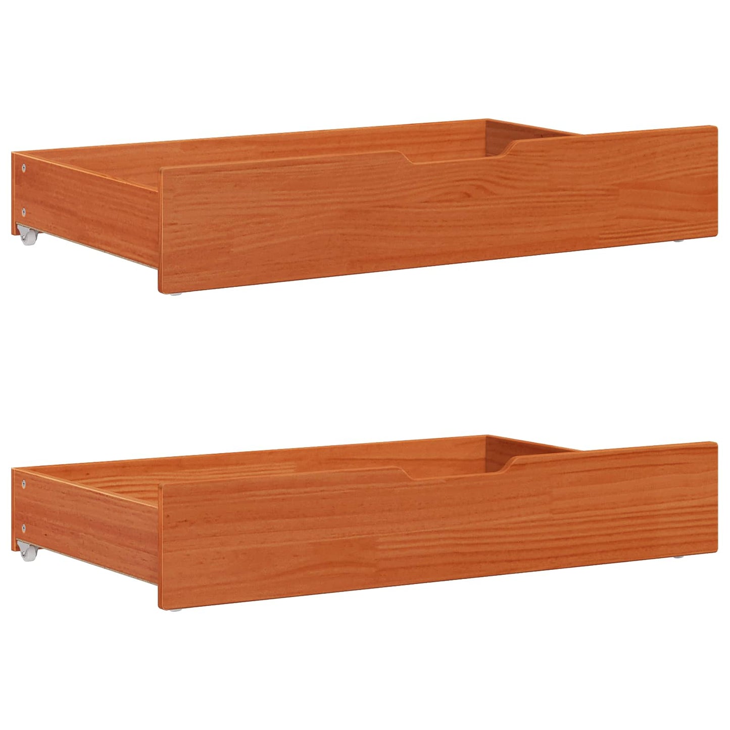 Ágykeret fejtámlával Faggyú barna 70 x 190 cm Tömör fenyőfa