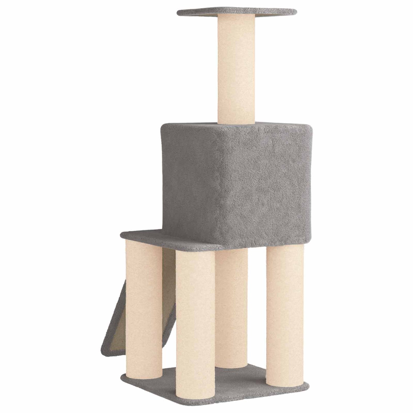 Macskafa kapálózó rudakkal Világosszürke 146 cm