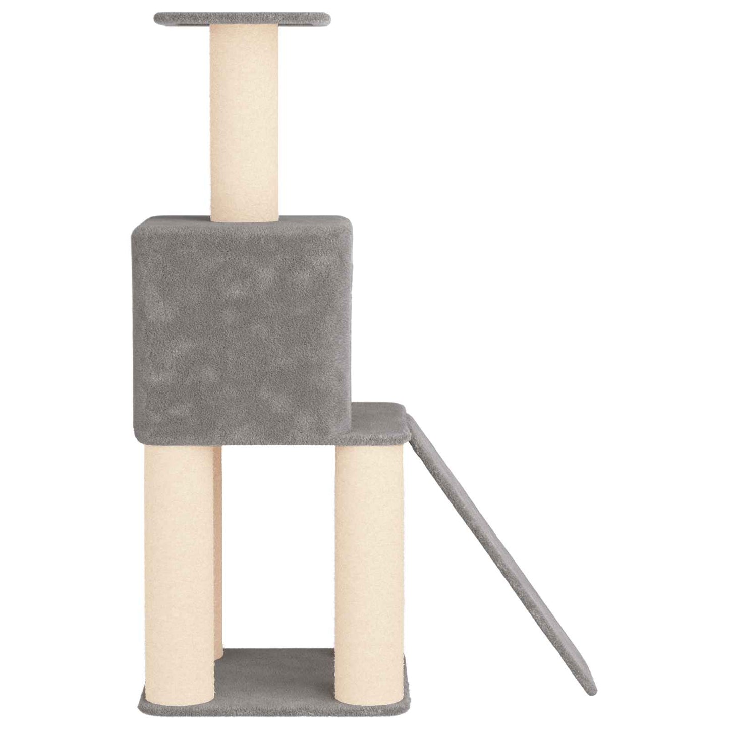 Macskafa kapálózó rudakkal Világosszürke 146 cm