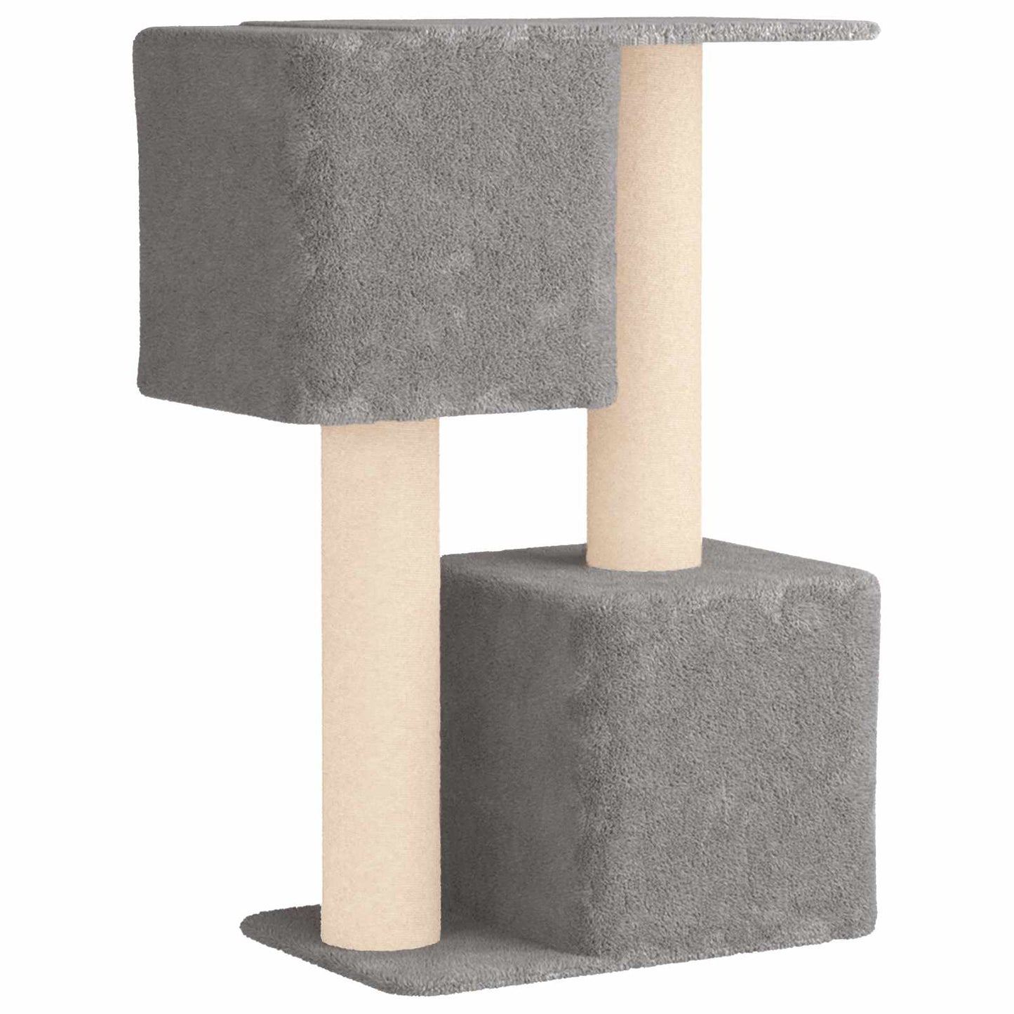 Macskafa kapálózó rudakkal Világosszürke 114 cm