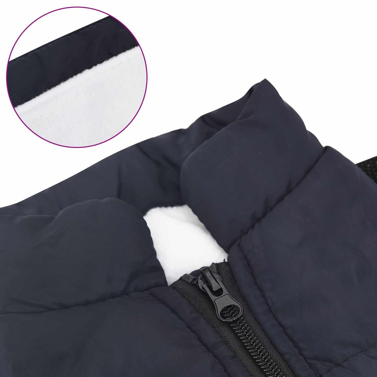 Kutya Kabát Sötétkék L40 Terepmintás gyapjú és poliészter