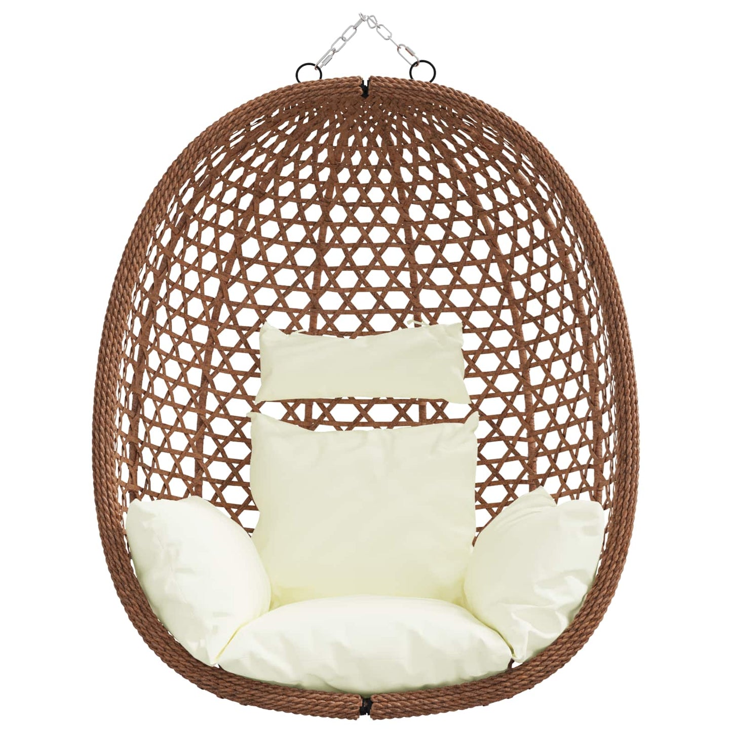 Függő tojásfotel állvány nélkül polirattan 92 x 57,5 x 110 cm