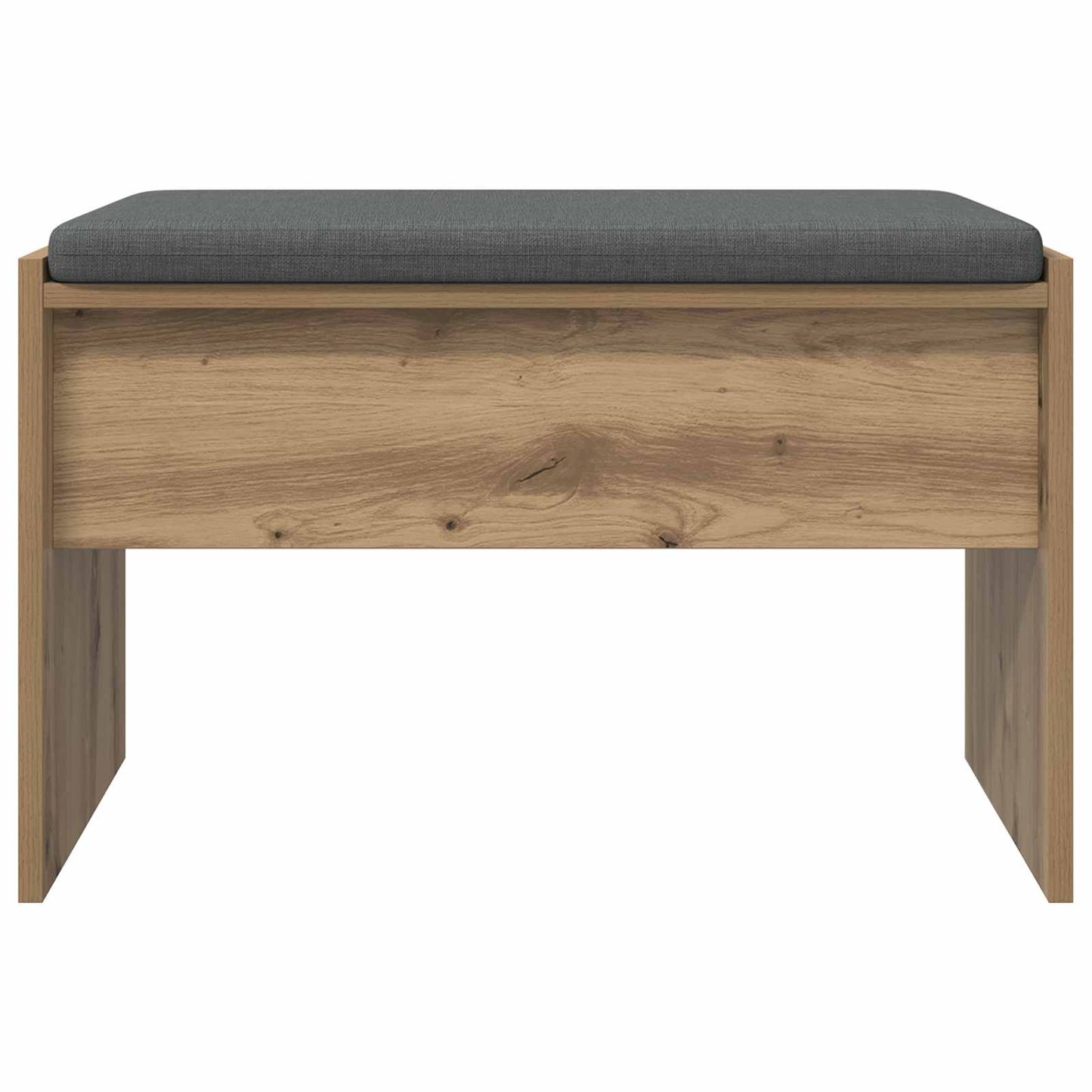 Cipőpad Párnával Kézműves Tölgy 63 x 38 x 40 cm Szerelt Fa