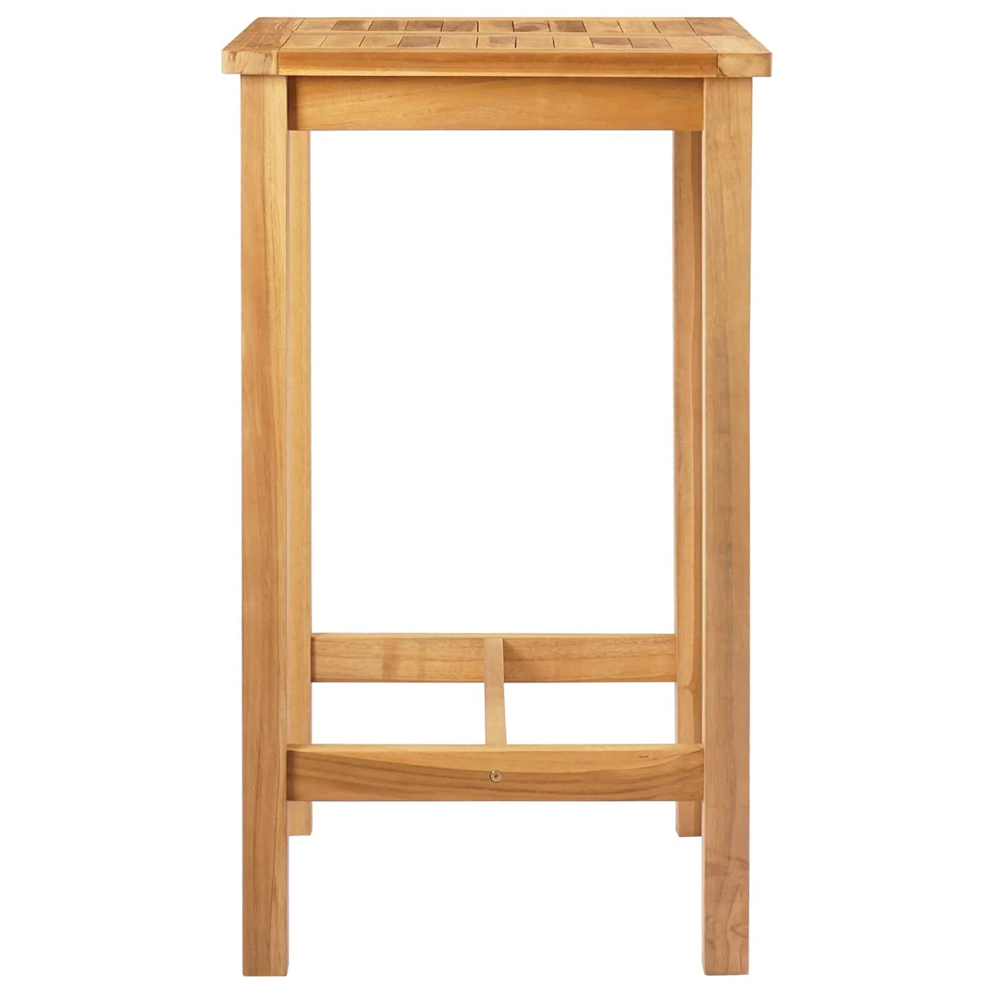 Bárasztal Természetes 60 x 60 x 105 cm Szilárd Teak