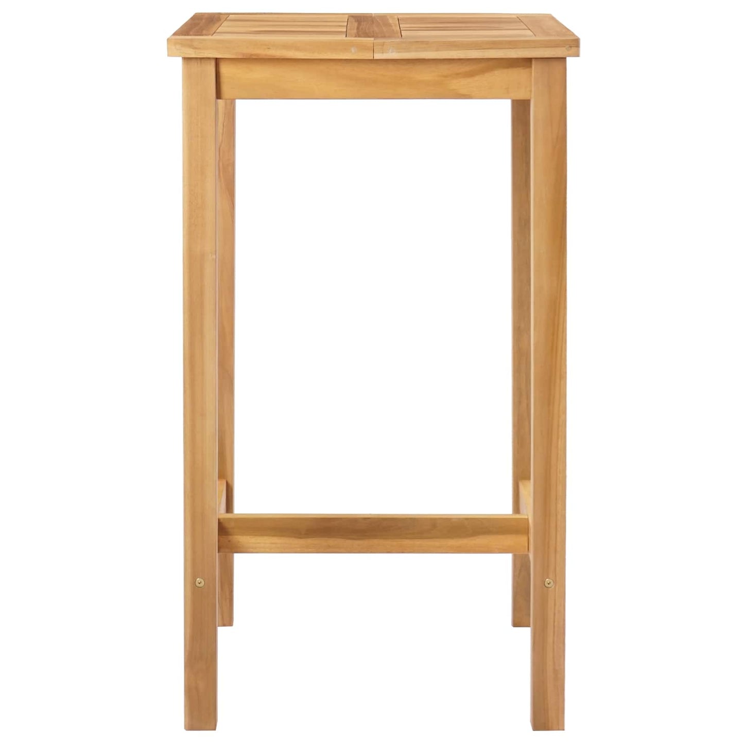 Bárasztal Természetes 60 x 60 x 105 cm Szilárd Teak