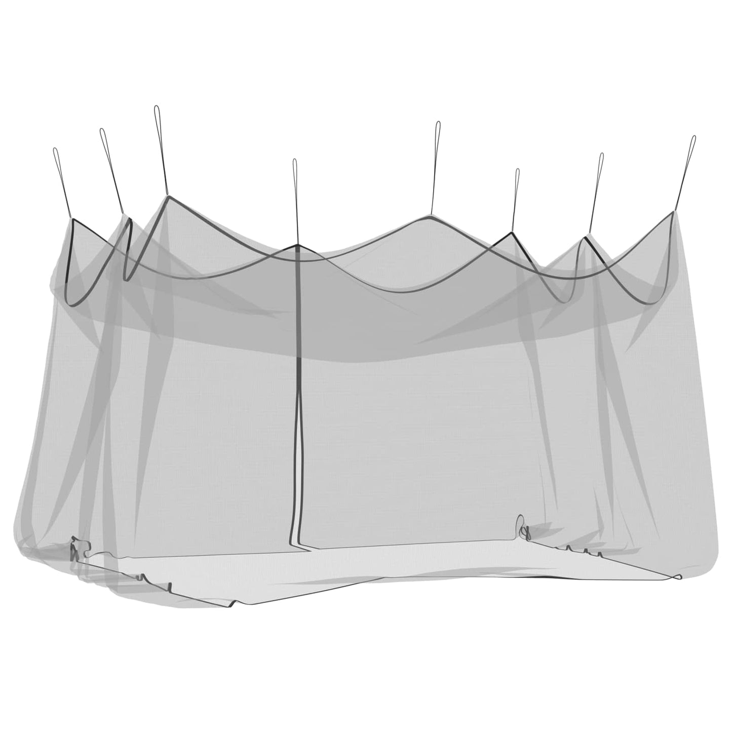 Kerti Szúnyogháló 220 mesh Fekete 3 x 4,5 x 2,5 m Poliészter