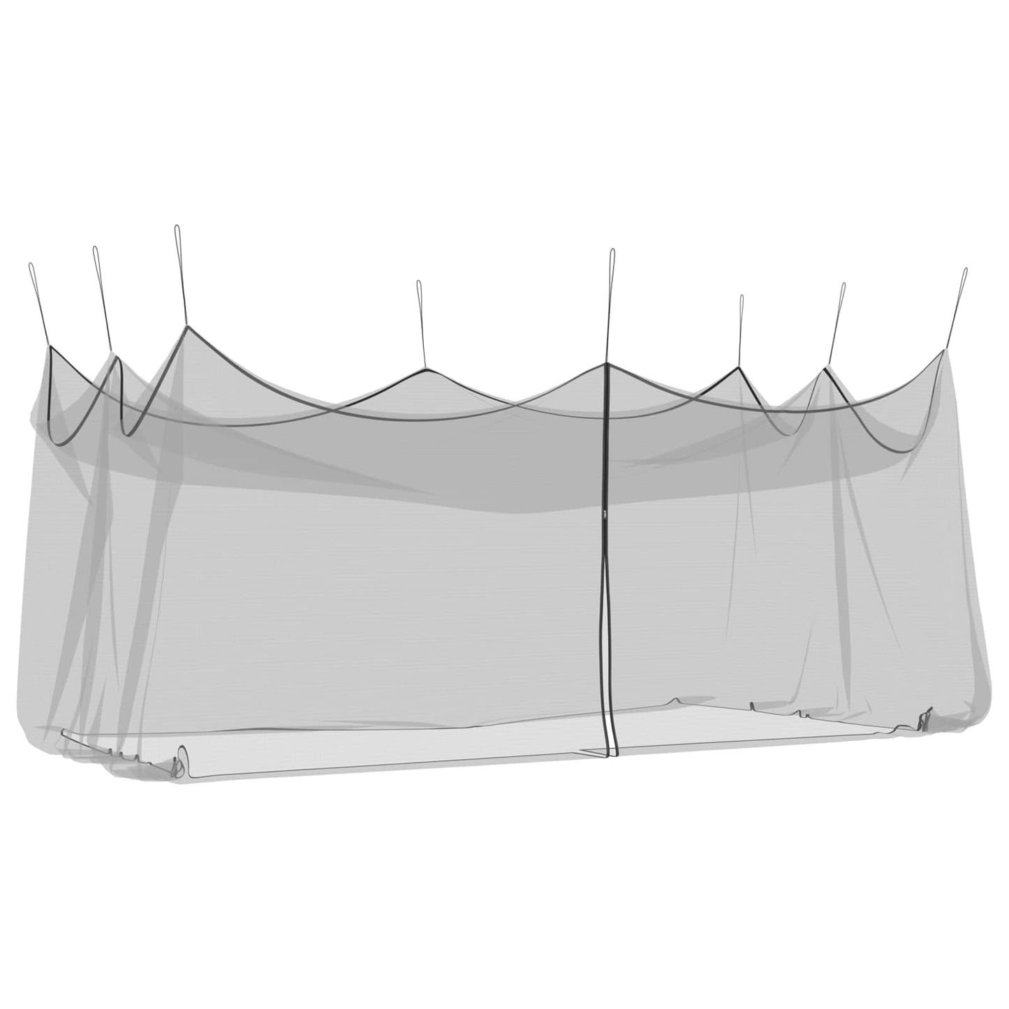 Kerti Szúnyogháló 220 mesh Fekete 3 x 6 x 2,5 m Poliészter