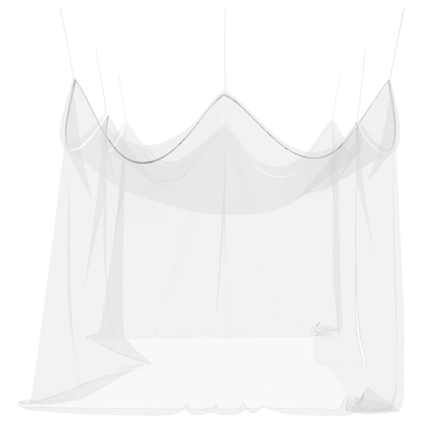 Kerti Szúnyogháló 220 mesh Fehér 3 x 6 x 2,5 m Poliészter