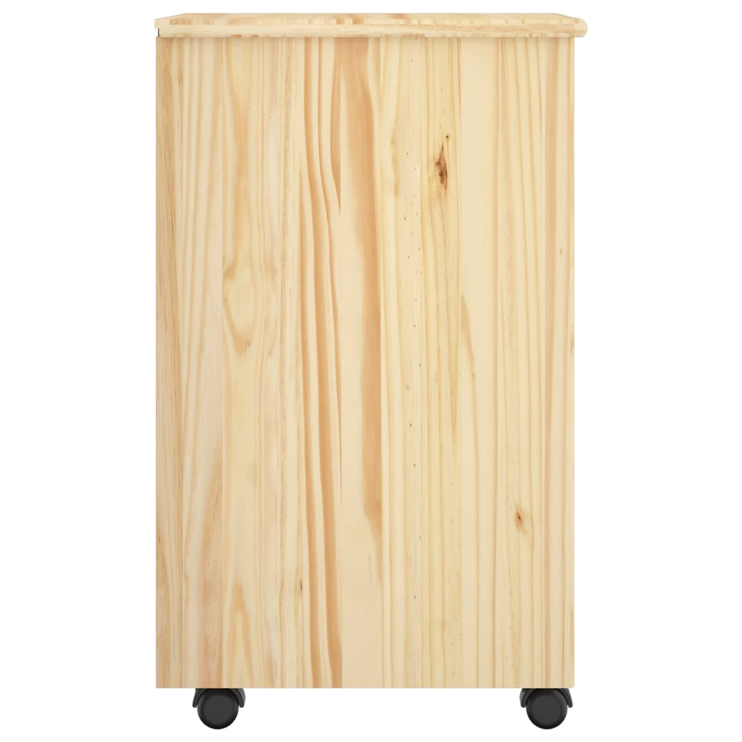 Görgős szekrény Barna 63,5 x 39 x 65,5 cm Tömör fenyőfa