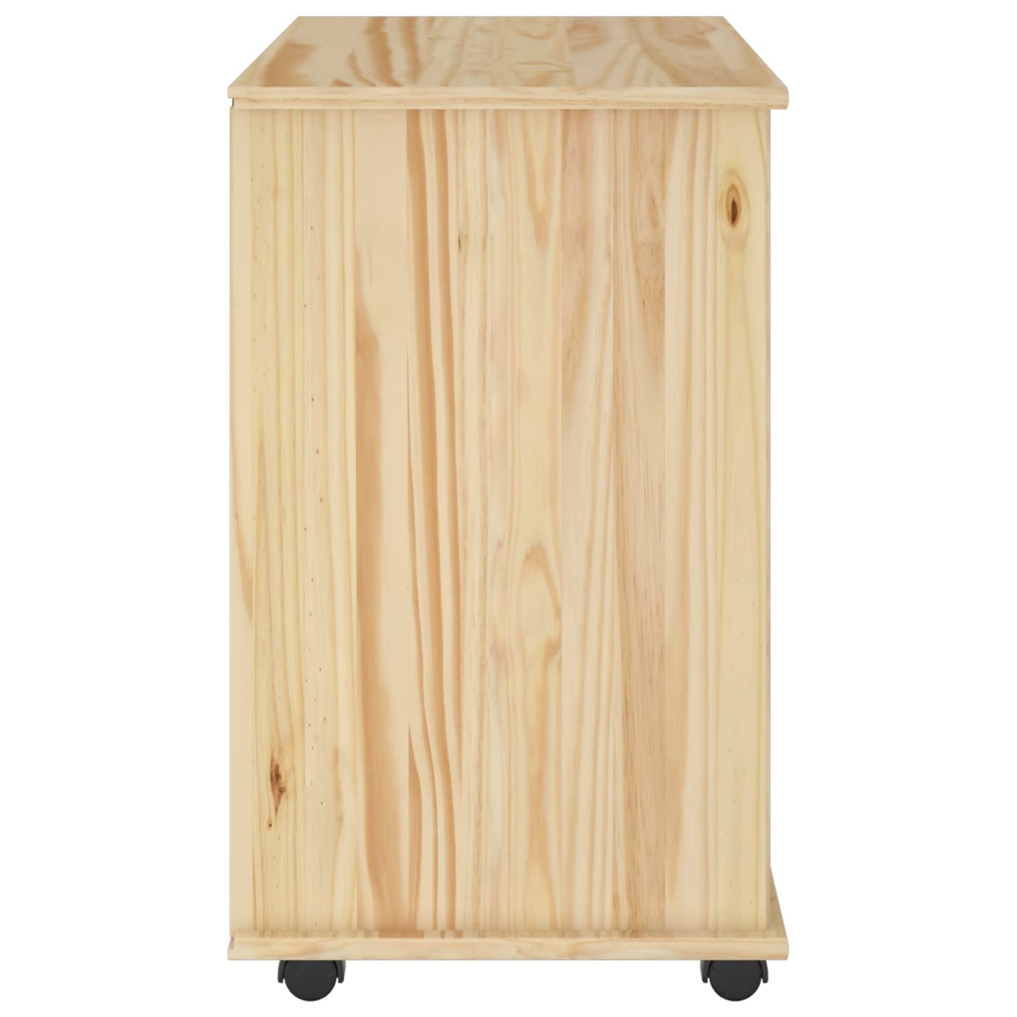 Görgős szekrény Barna 63,5 x 39 x 65,5 cm Tömör fenyőfa