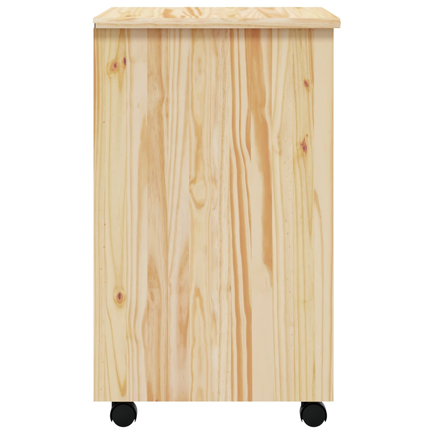 Görgős szekrény fiókokkal MOSS Tiszta lakk 53 x 39 x 65,5 cm