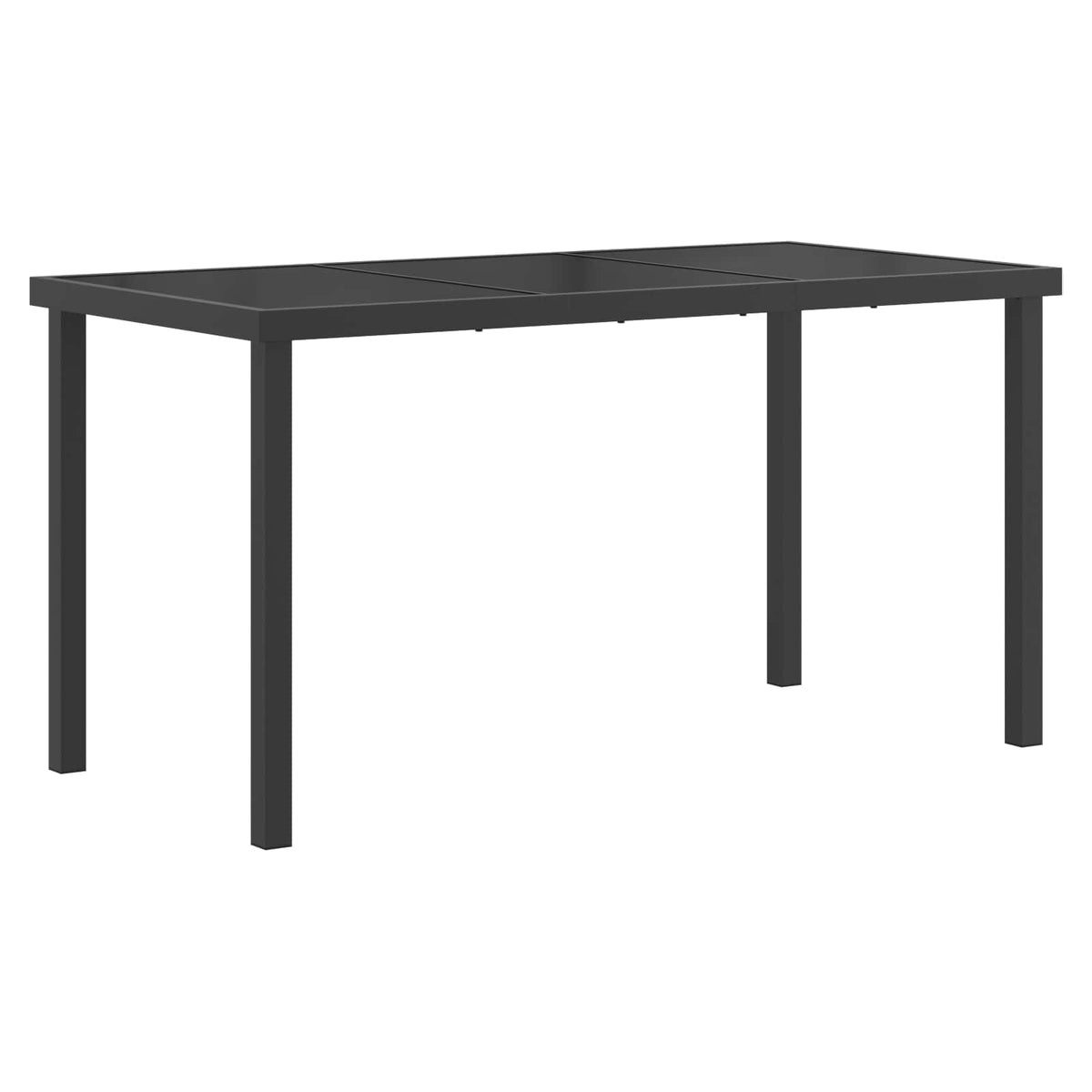 Kert étkező szett 5 db Fekete polirattan