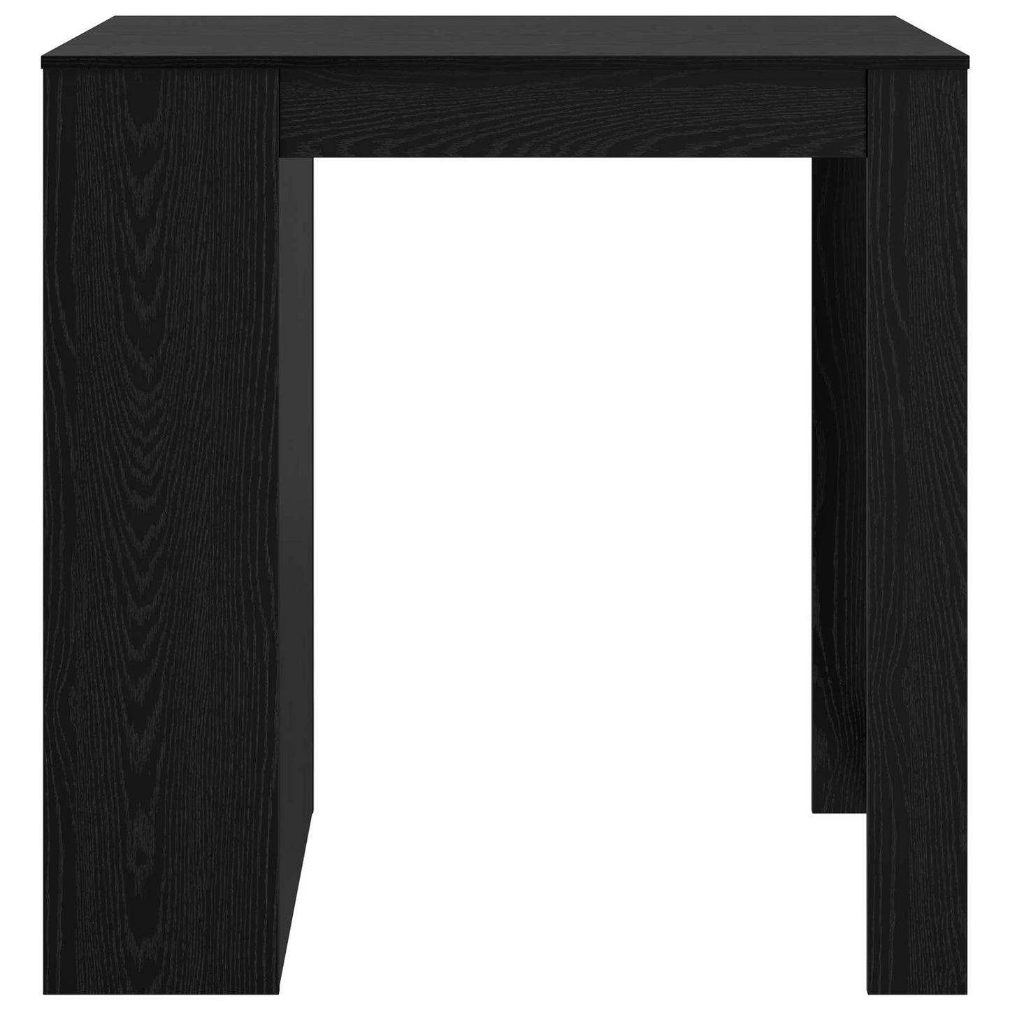 Bárasztal 102 x 70 x 103,5 cm Szerelt Fa Fekete tölgy