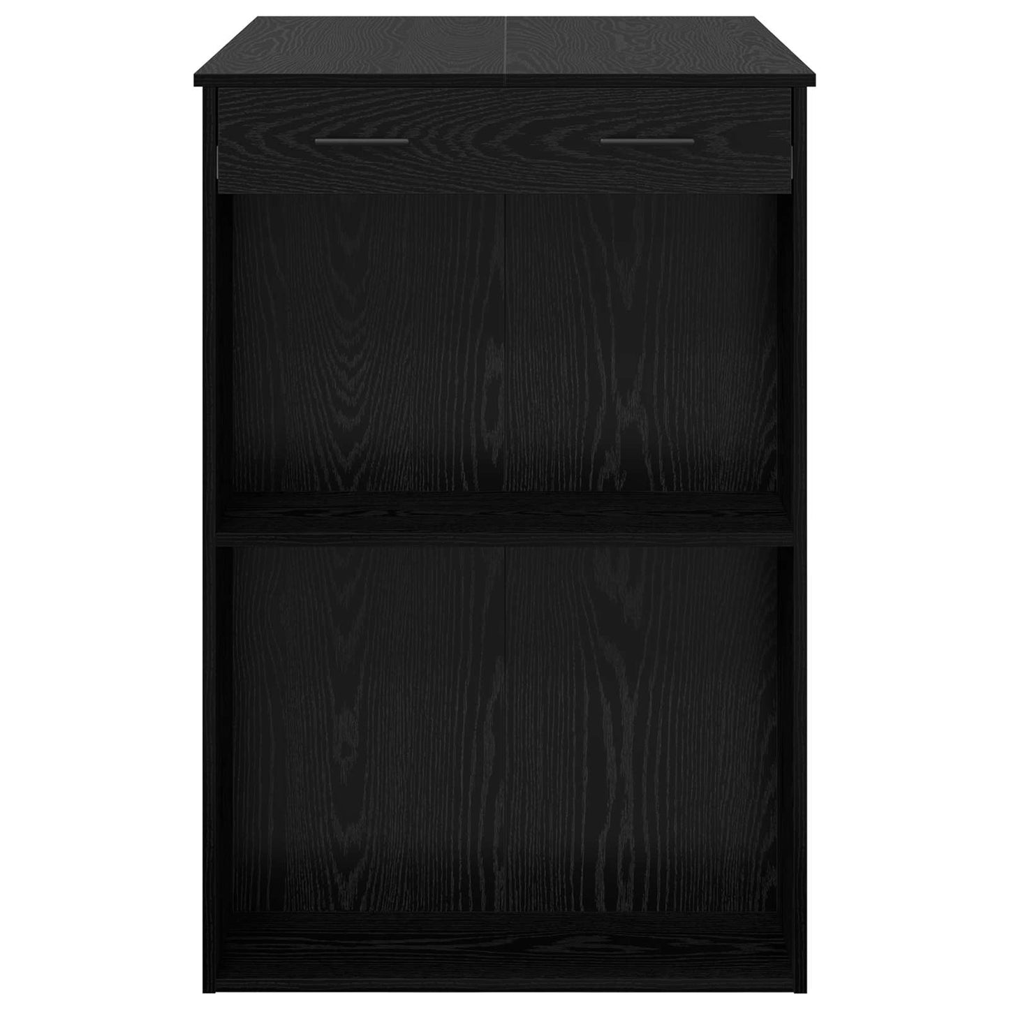 Bárasztal 102 x 70 x 103,5 cm Szerelt Fa Fekete tölgy