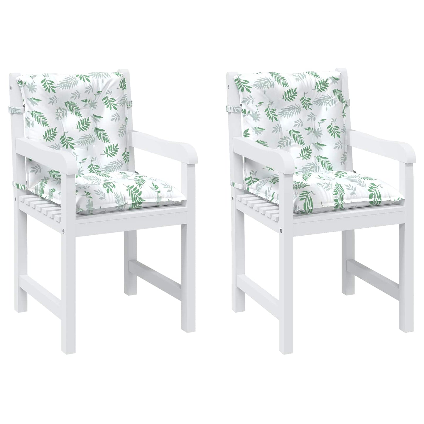 Kültéri párna 2 pcs Finom levélminta 100 x 50 x 7 cm Szövet