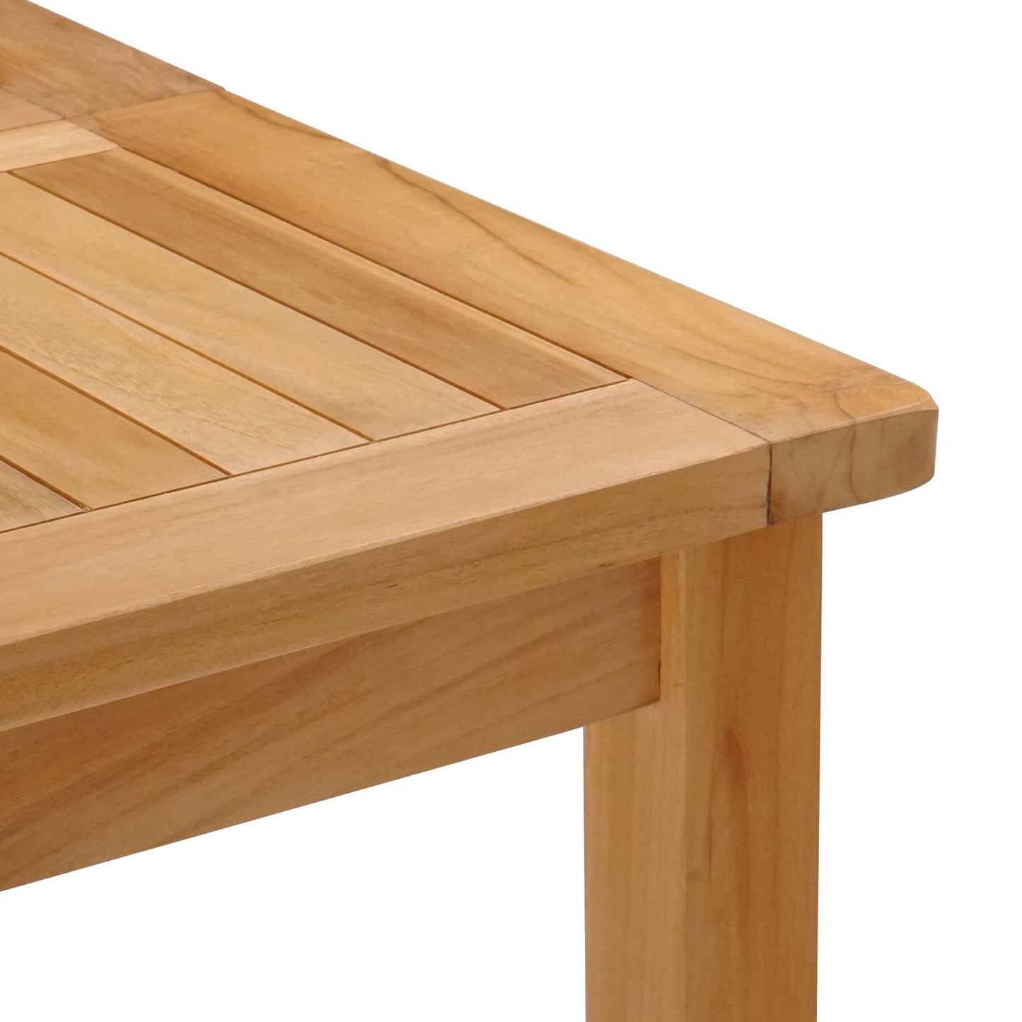 Kültéri Bár Szett 5 pcs Természetes Tömör Teakfa