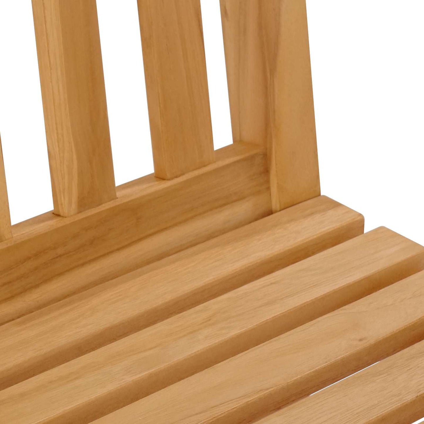 Kültéri Bár Szett 5 pcs Természetes Tömör Teakfa