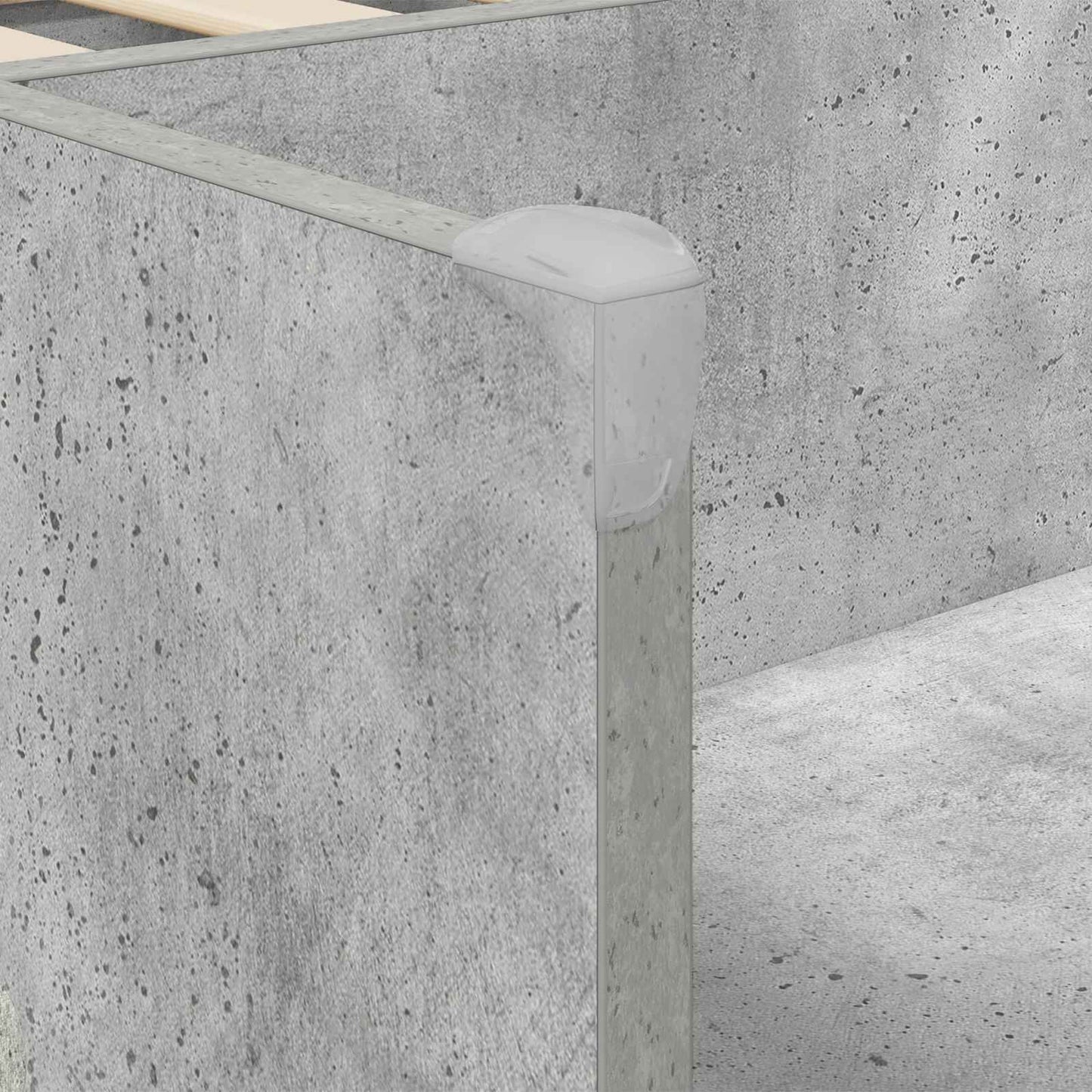 Gyerekágy keret tárolóval Betonszürke 80 x 200 cm Szerelt Fa