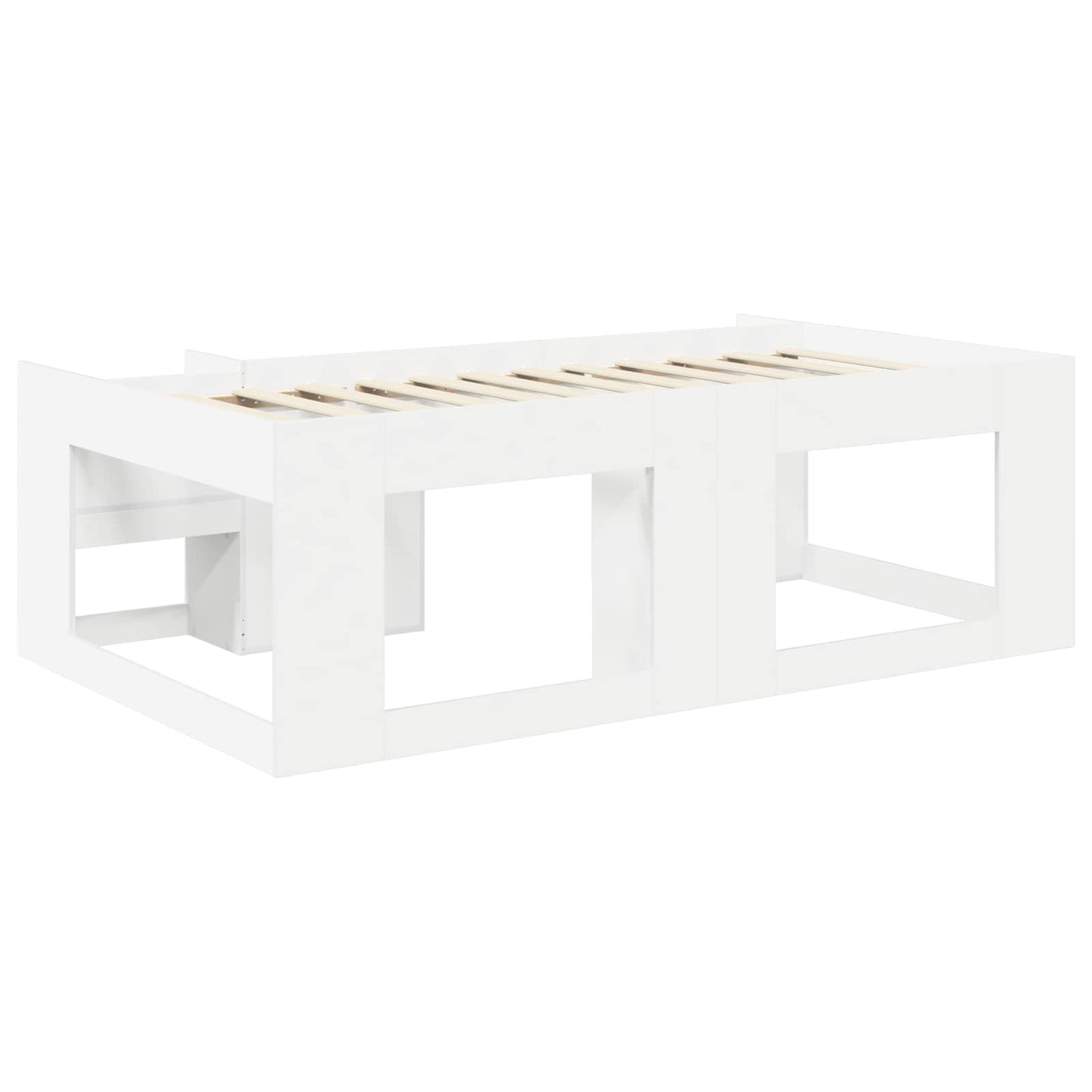 Gyerekágy keret tárolóval Fehér 98.5 x 200 cm Szerelt Fa
