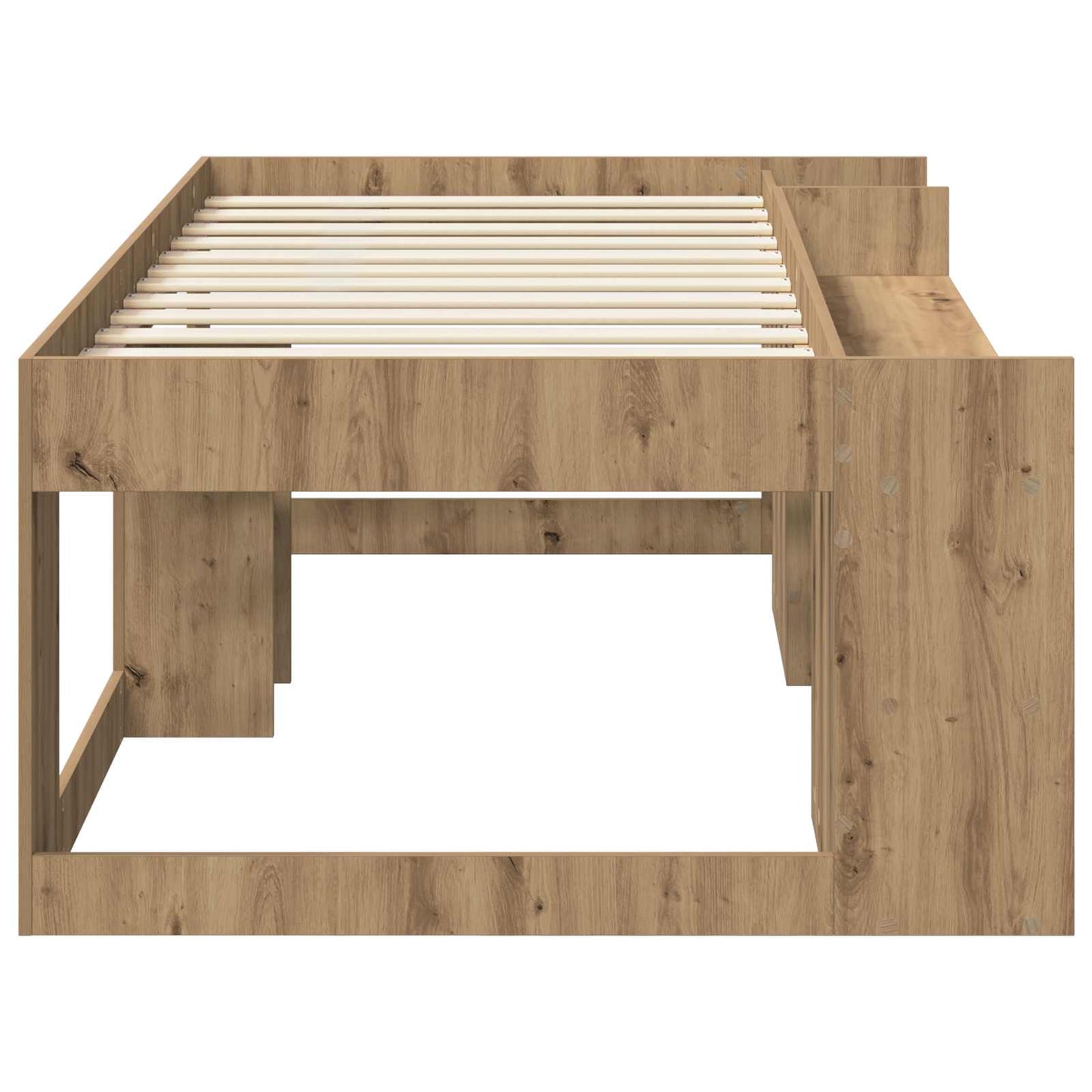 Gyerekágy keret tárolóval Kézműves Tölgy 98.5 x 200 cm