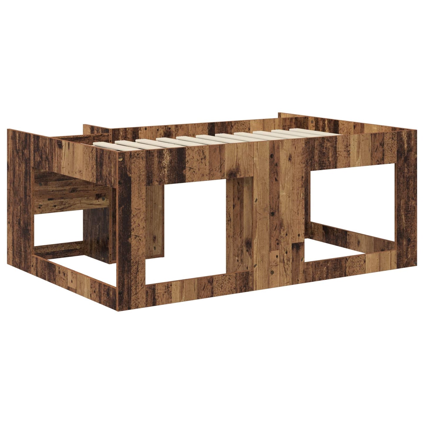 Gyerekágy keret tárolóval Antik Fa 80 x 160 cm Szerelt Fa