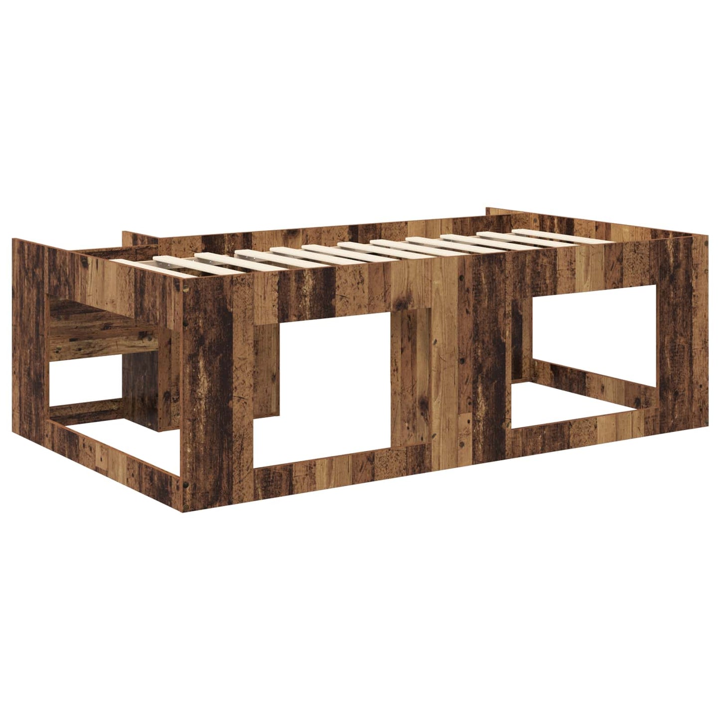 Gyerekágy keret tárolóval Antik Fa 90 x 190 cm Szerelt Fa