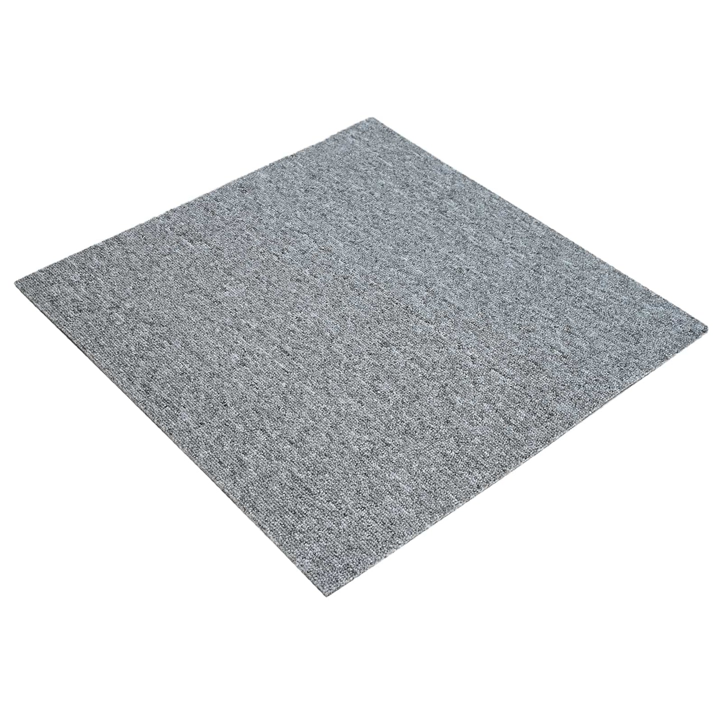 Szőnyegcsempe Világosszürke 50 x 50 cm 20 db PP és Bitumen