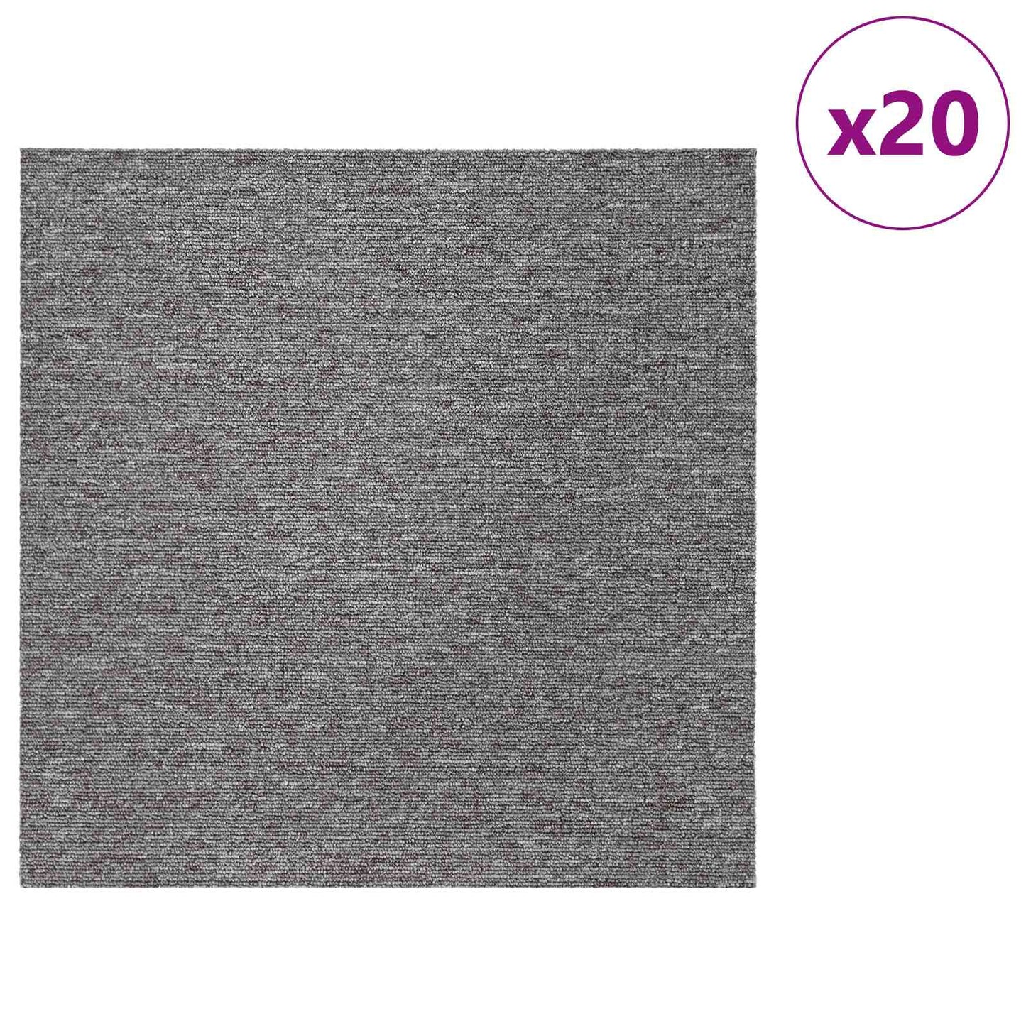Szőnyegcsempe Barna 50 x 50 cm 20 db PP és Bitumen
