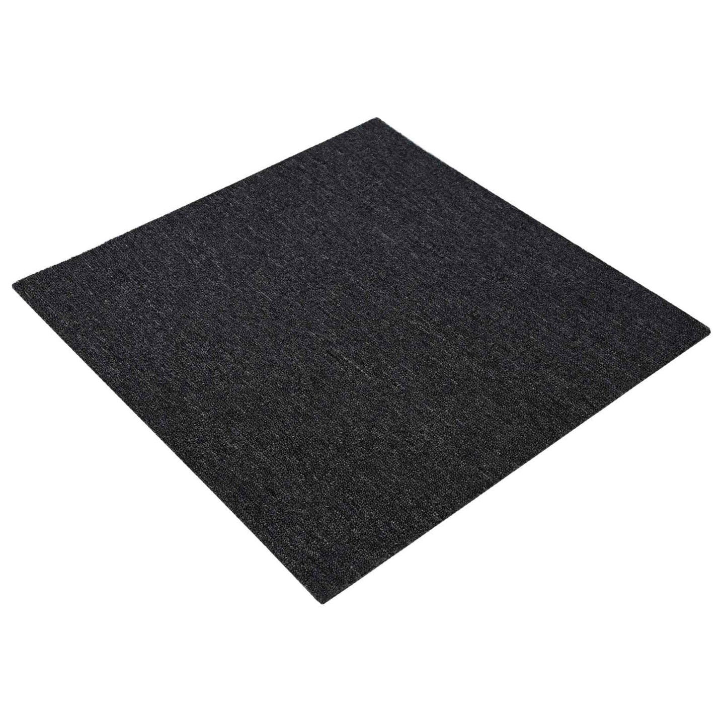 Szőnyegcsempe Sötétszürke 50 x 50 cm 20 db PP és Bitumen