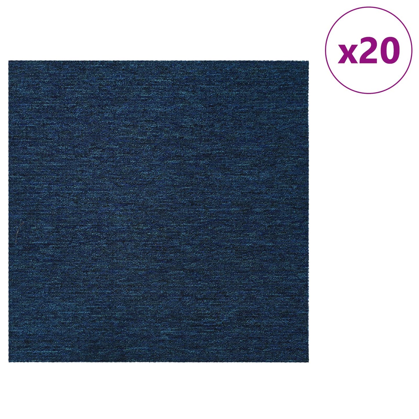 Szőnyegcsempe Kék 50 x 50 cm 20 db PP és Bitumen