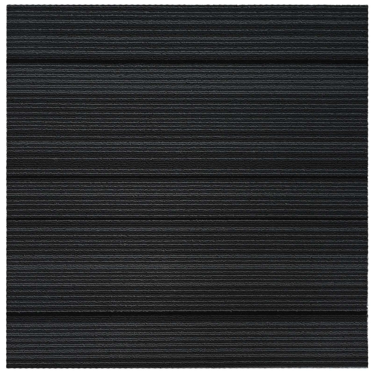 Szőnyegcsempe Csíkos világosszürke 50 x 50 cm 36 db