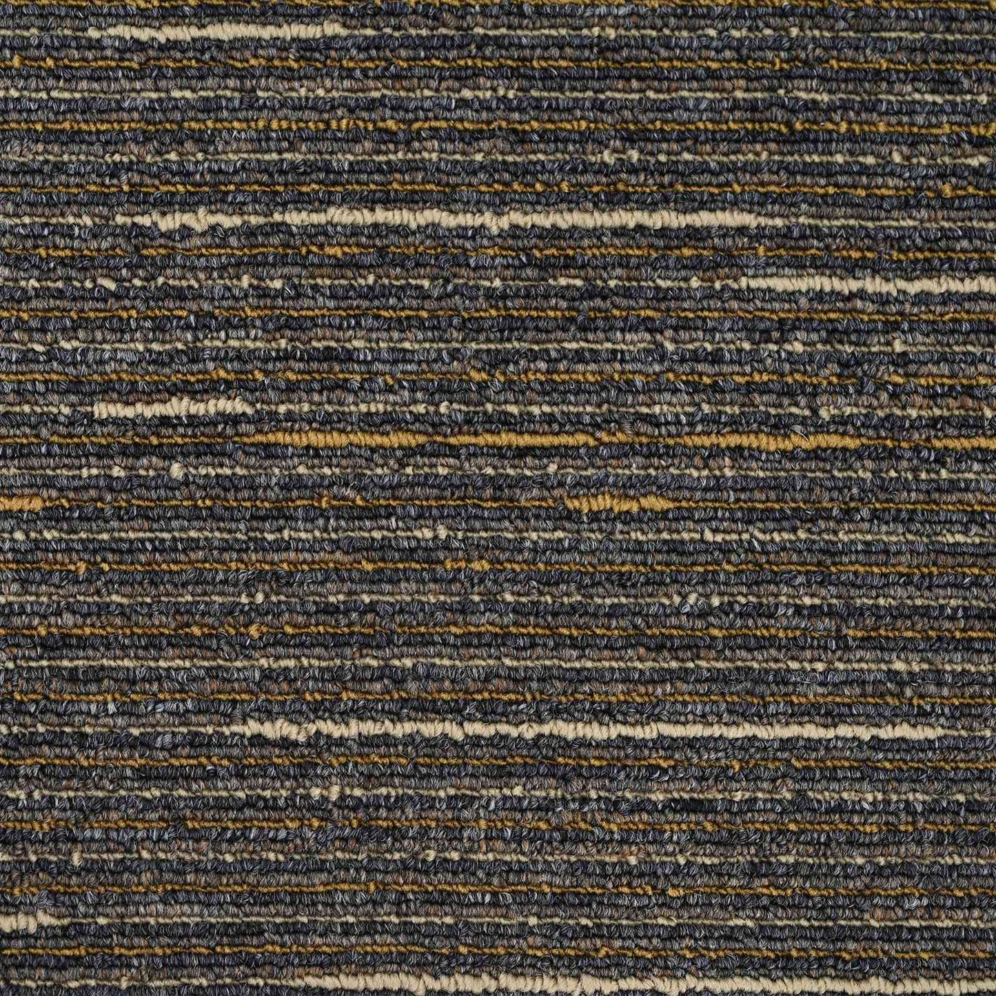 Szőnyegcsempe Csíkos Világosbarna 50 x 50 cm 4 db PP és Bitumen