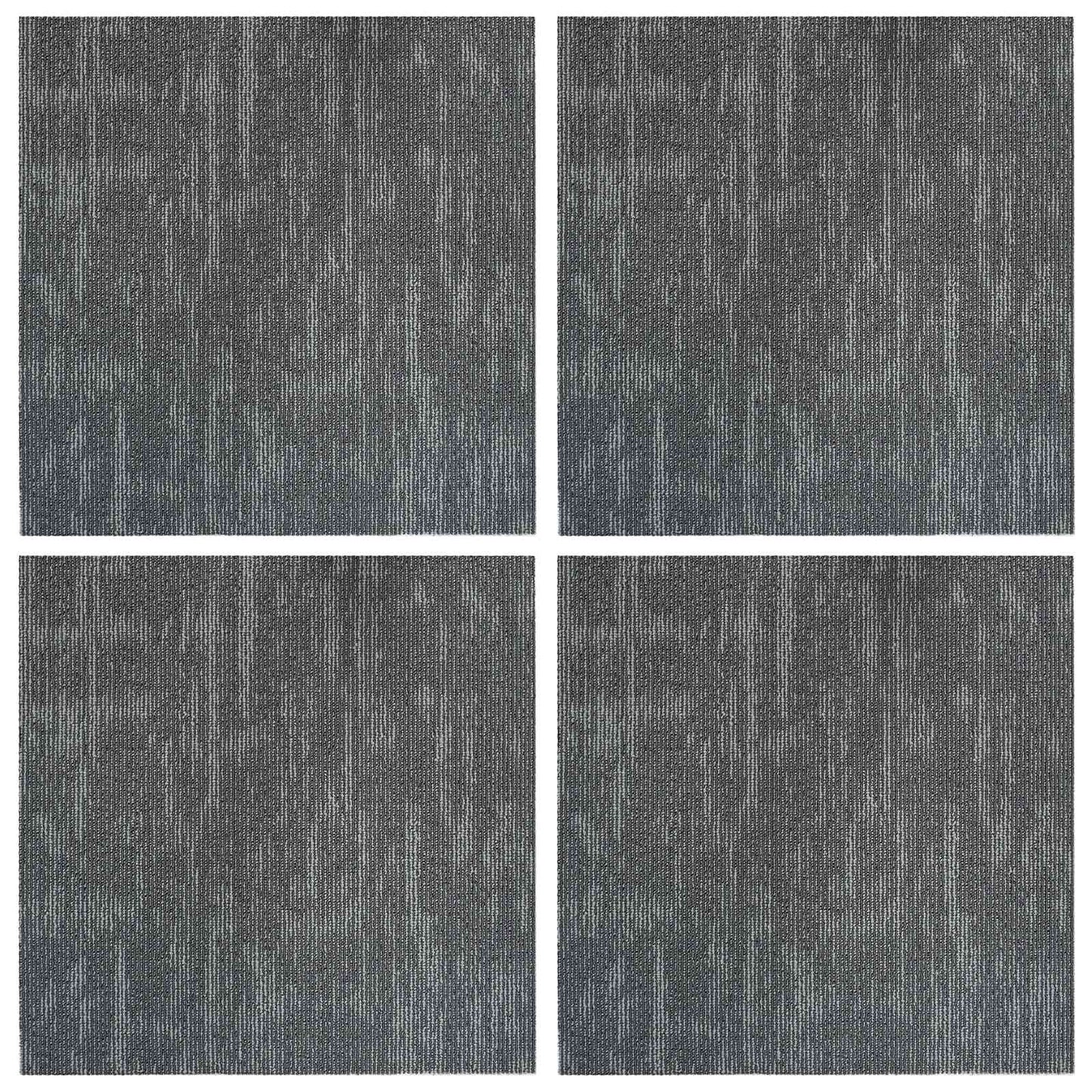 Szőnyegcsempe Betonszürke 50 x 50 cm 4 db PP és Bitumen