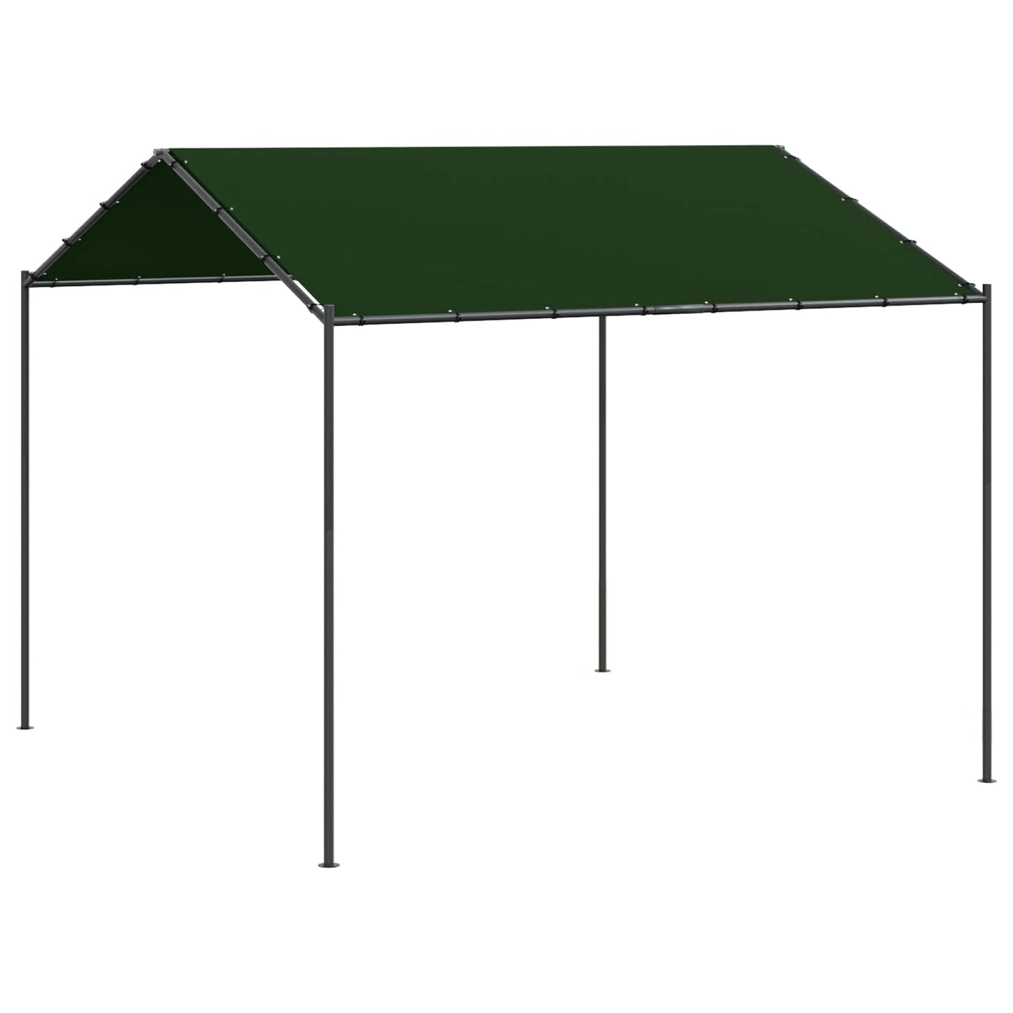 Pavilon 4 x 4 x 2,6 m Tópszínű Poliészter és acél