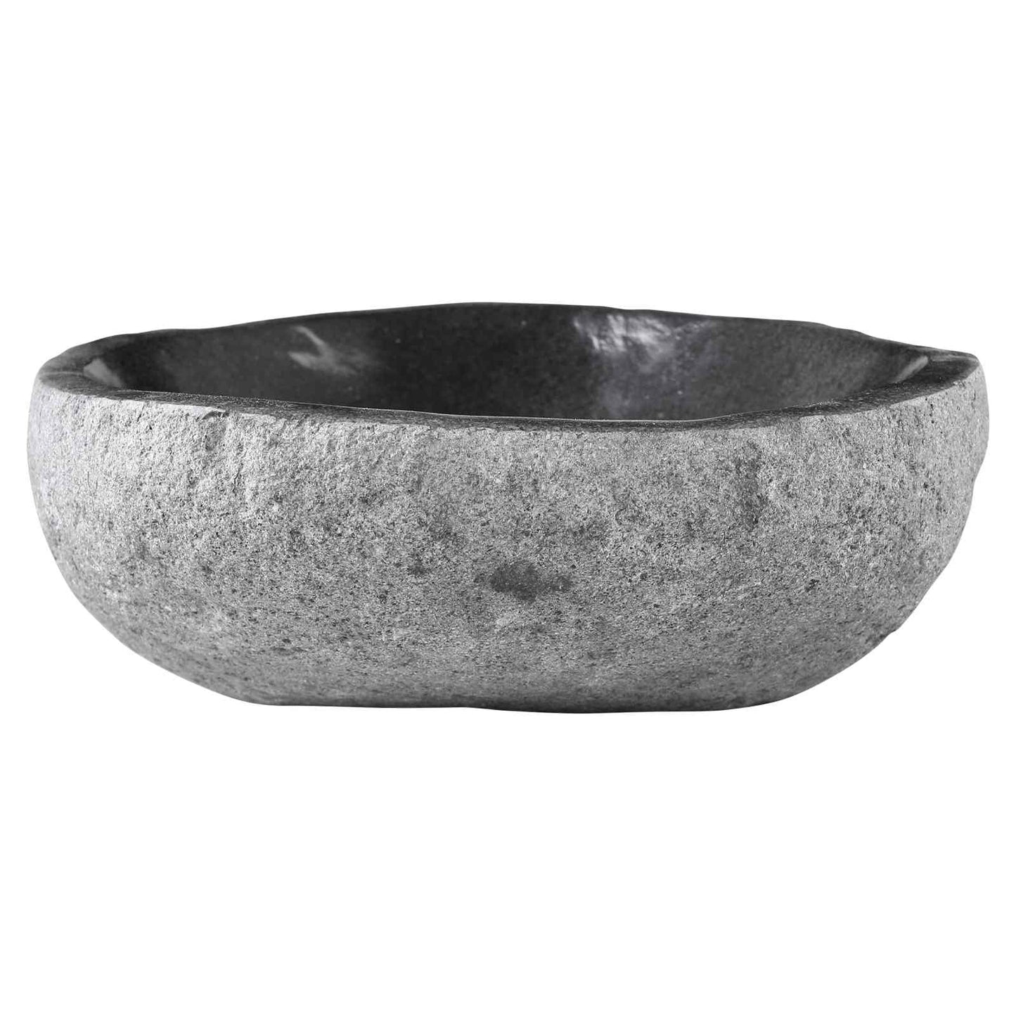 Mosdó Ovális Szürke (32-37) x (27-30) x 12 cm Folyami kő