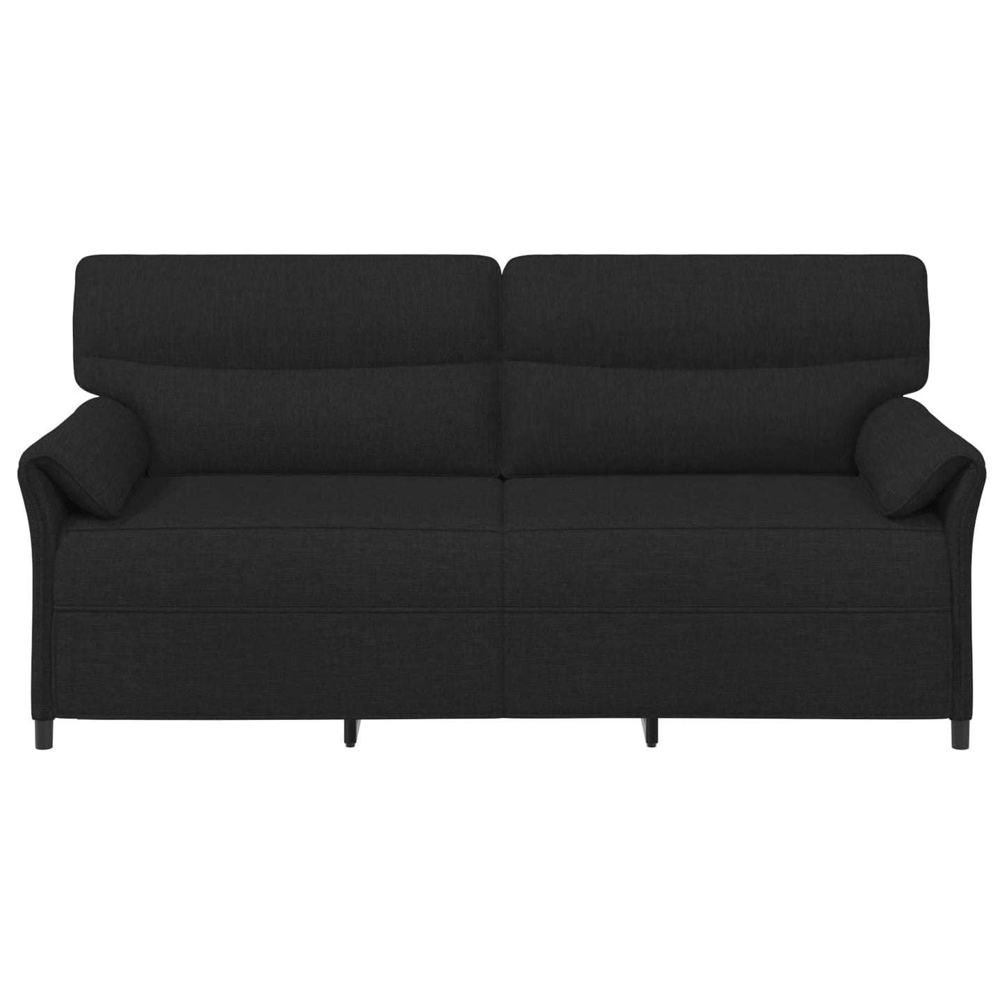 3-Fős kanapé Fekete 198 x 83 x 95 cm Szövet