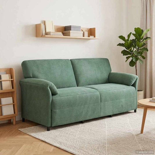 3-Fős kanapé Tengeri Zöld 198 x 83 x 95 cm Bársony