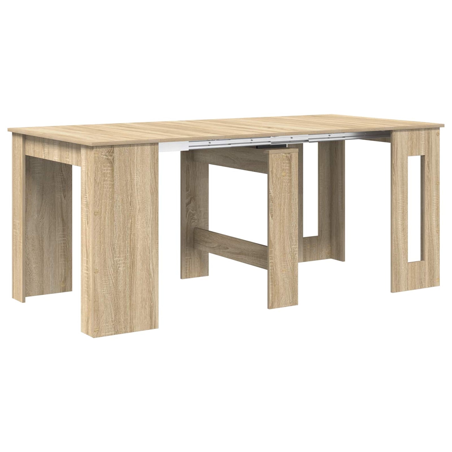 Étkezőasztal 180 x 85 x 75 cm Szerelt Fa Sonoma Tölgy